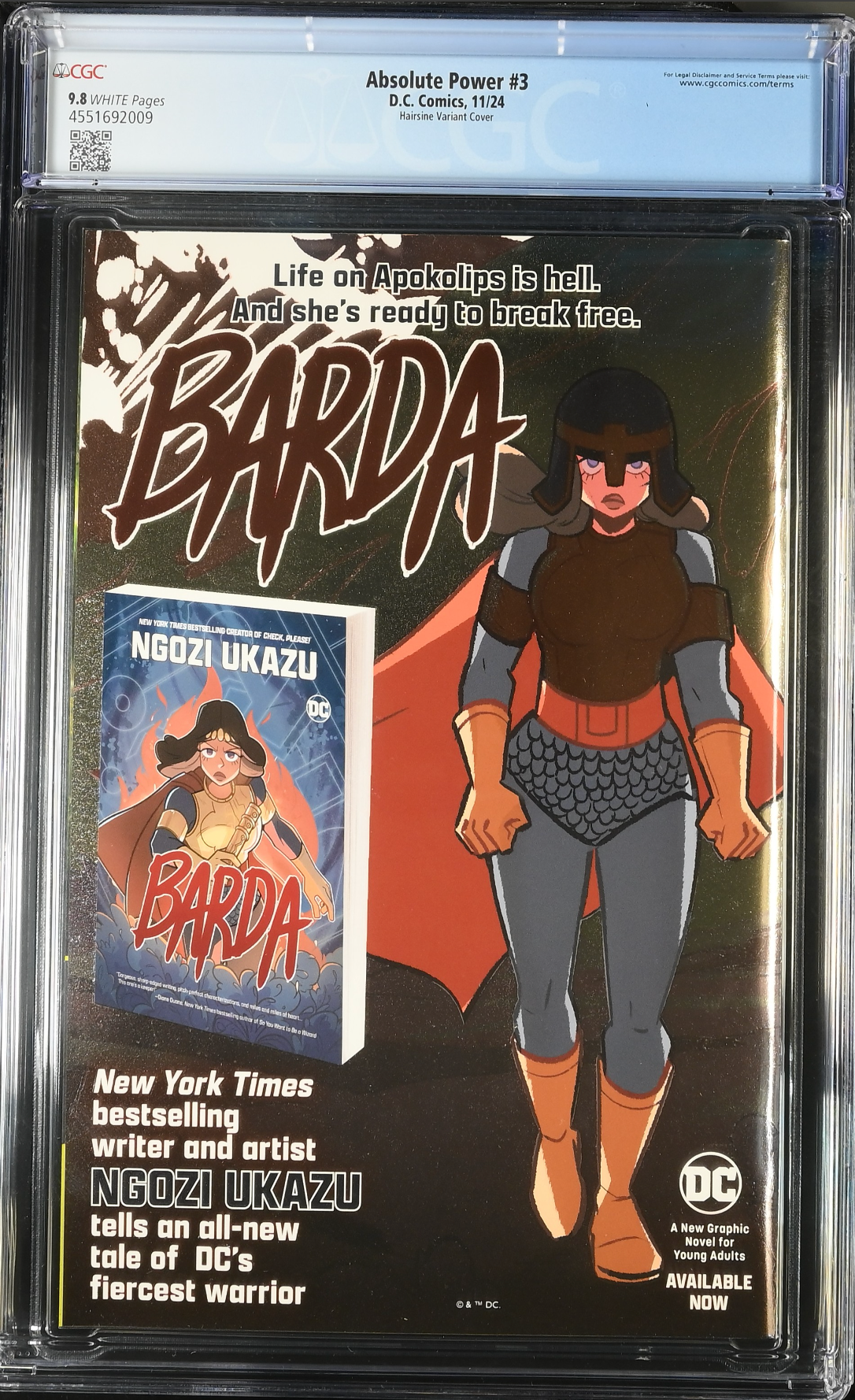 Absolute Power #3 Harisine Foil Variant CGC 9.8