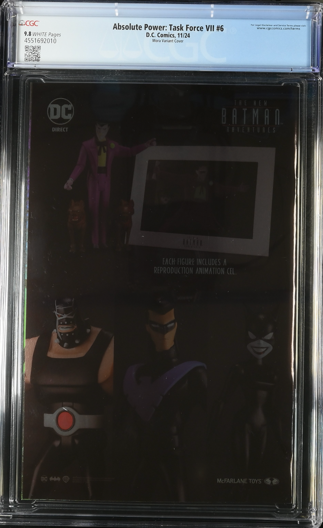 Absolute Power: Task Force VII #6 Mora Foil Variant CGC 9.8