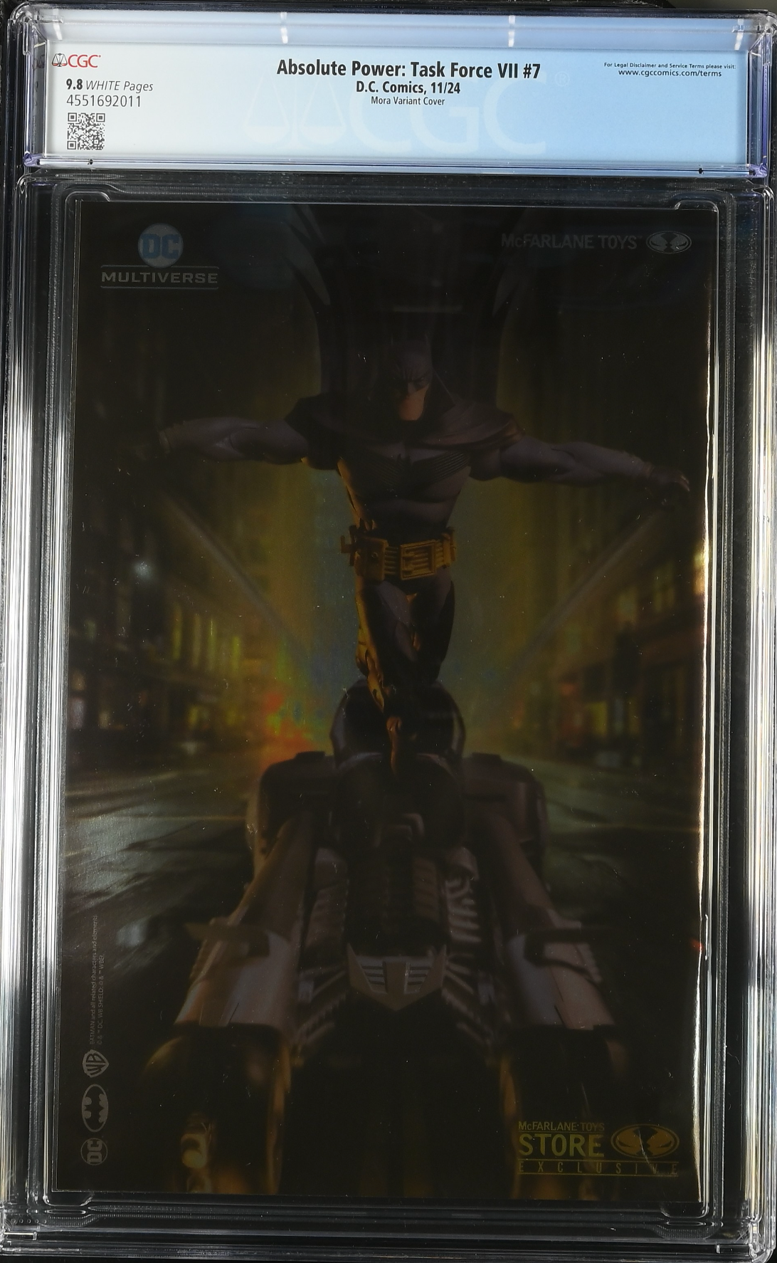 Absolute Power: Task Force VII #7 Mora Foil Variant CGC 9.8