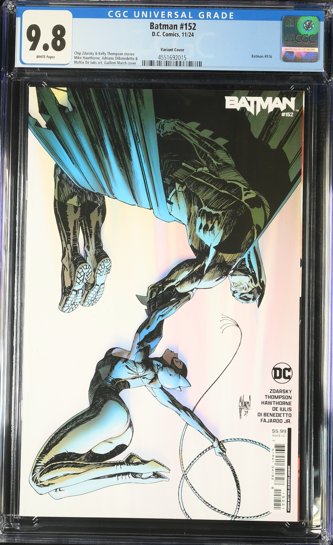 Batman #152 March Variant CGC 9.8