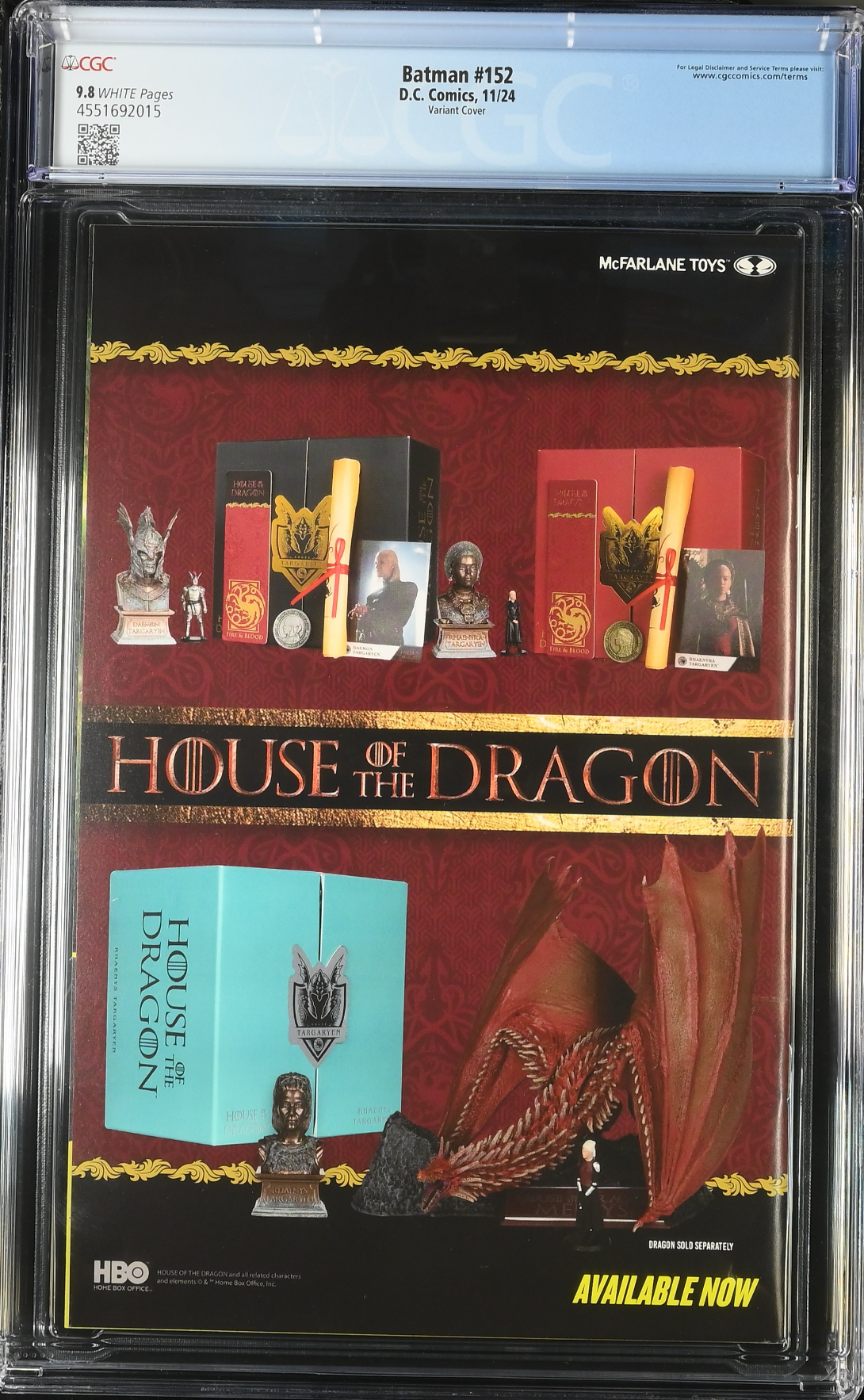 Batman #152 March Variant CGC 9.8