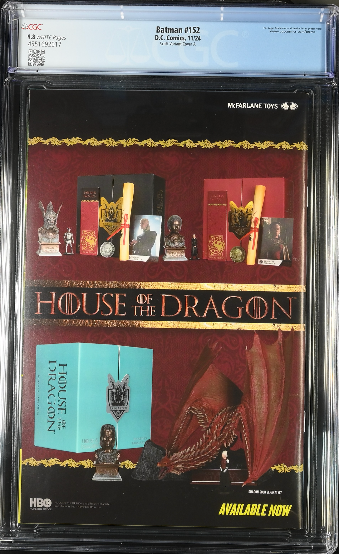 Batman #152 Scott Variant CGC 9.8