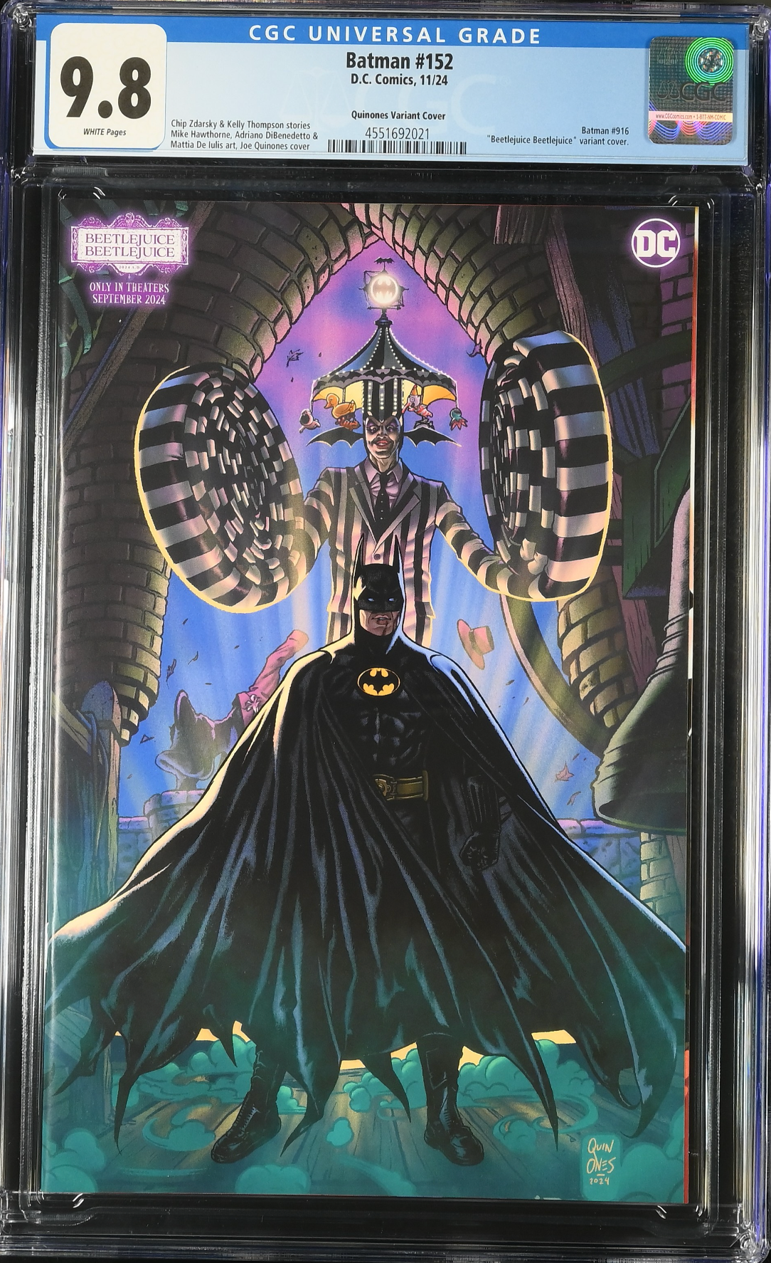 Batman #152 Quinones Beetlejuice Variant CGC 9.8