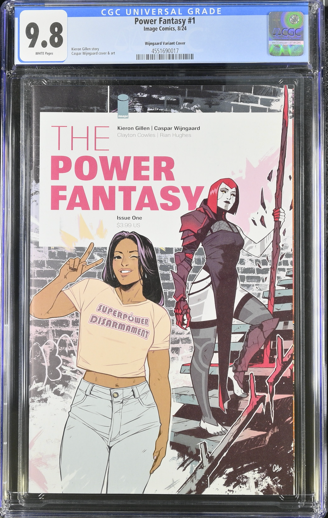 Power Fantasy # Wijngaard One Per Store Thank You Retailer Incentive Variant CGC 9.8