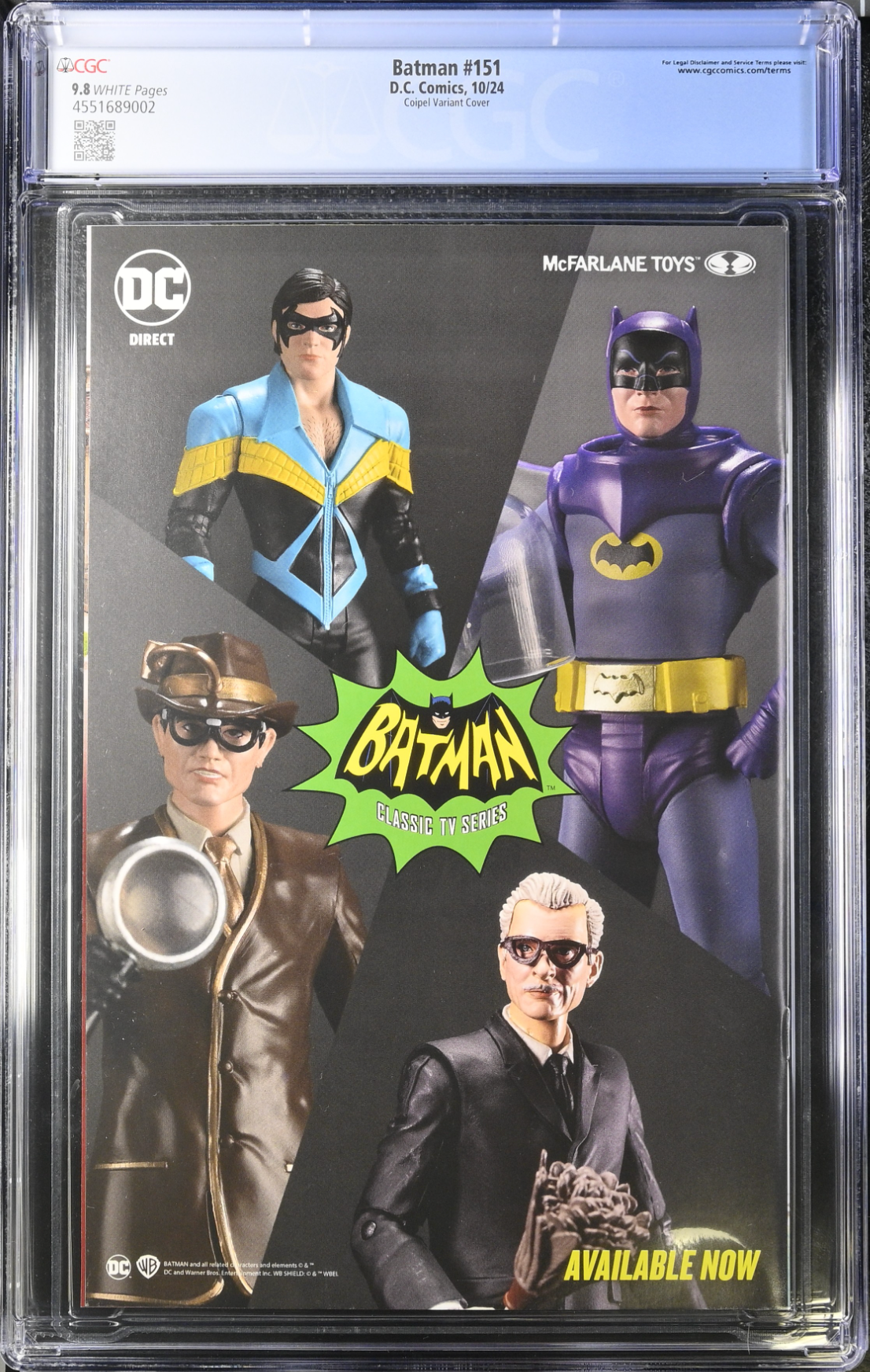 Batman #151 Coipel Swimsuit Variant CGC 9.8