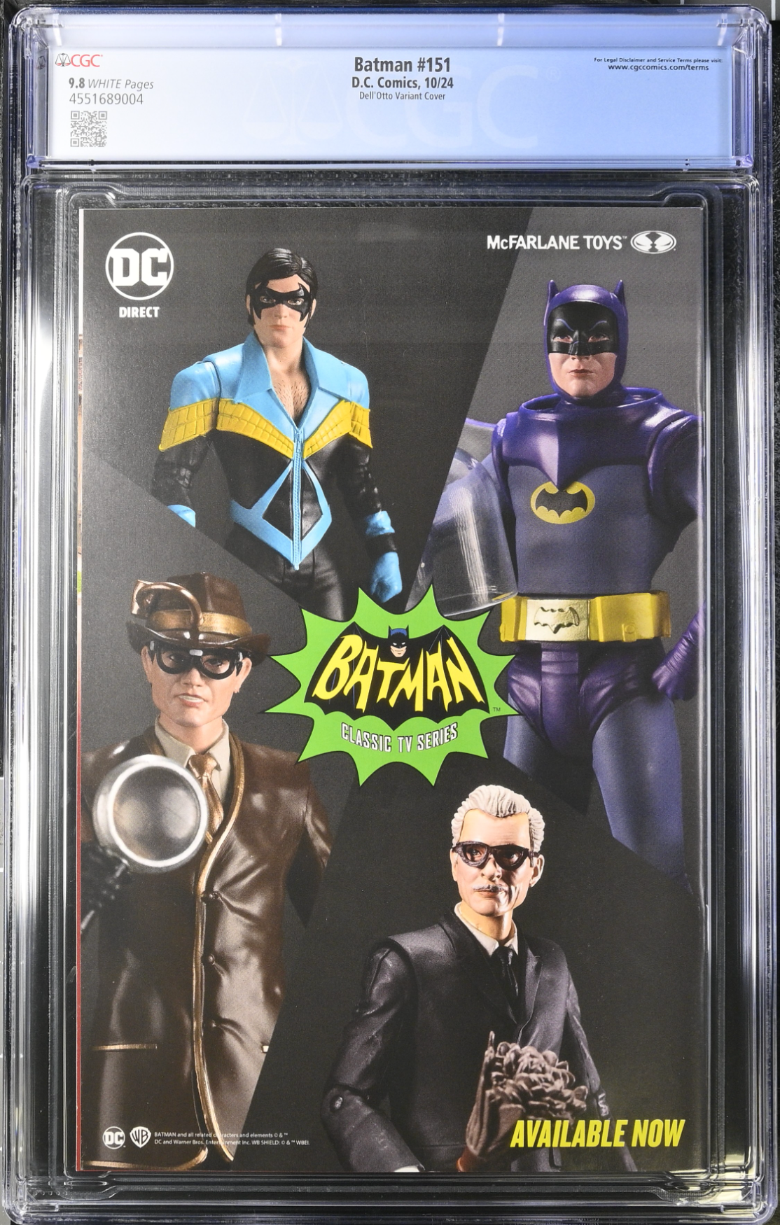 Batman #151 Dell'Otto Variant CGC 9.8