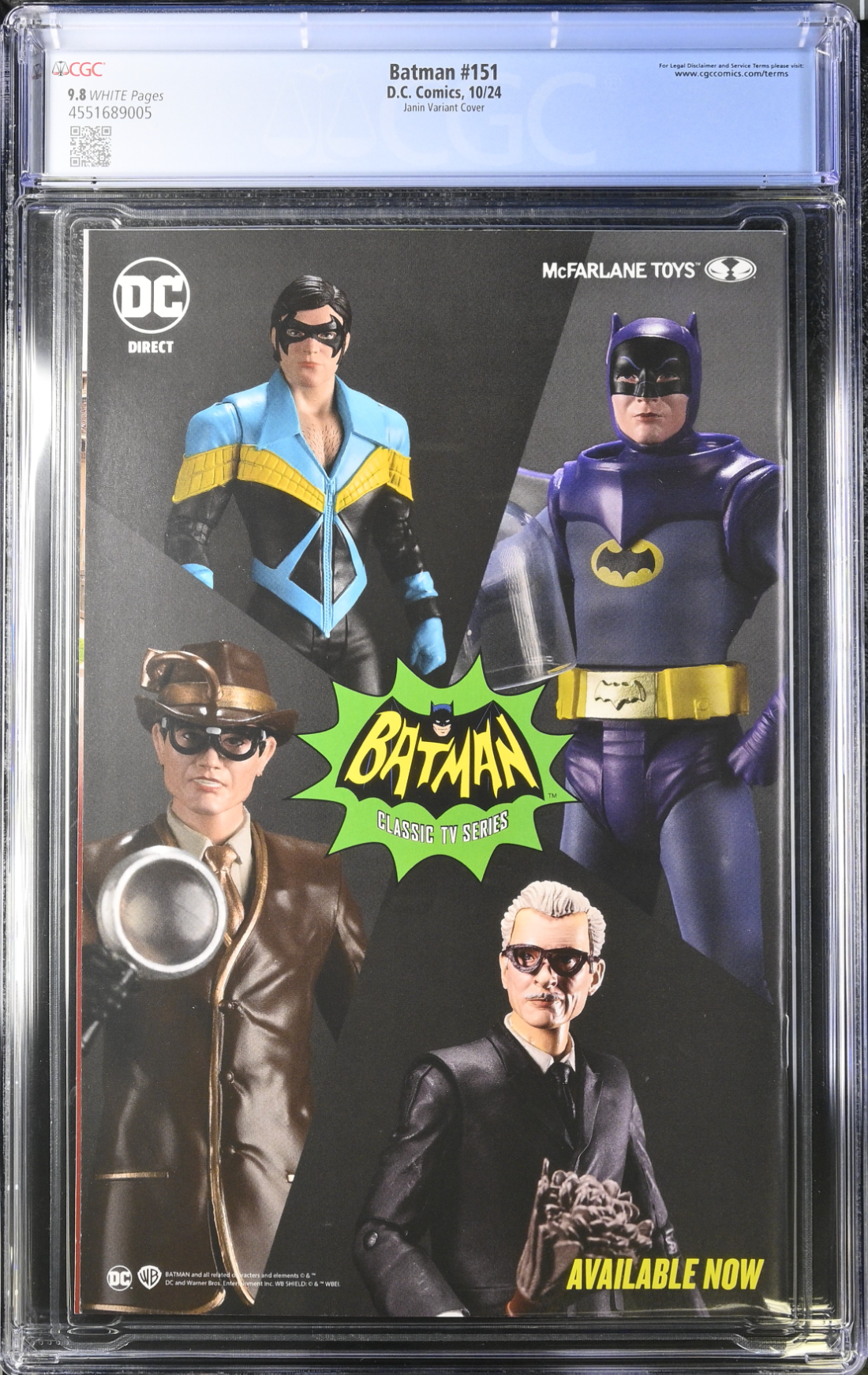 Batman #151 Janin Variant CGC 9.8