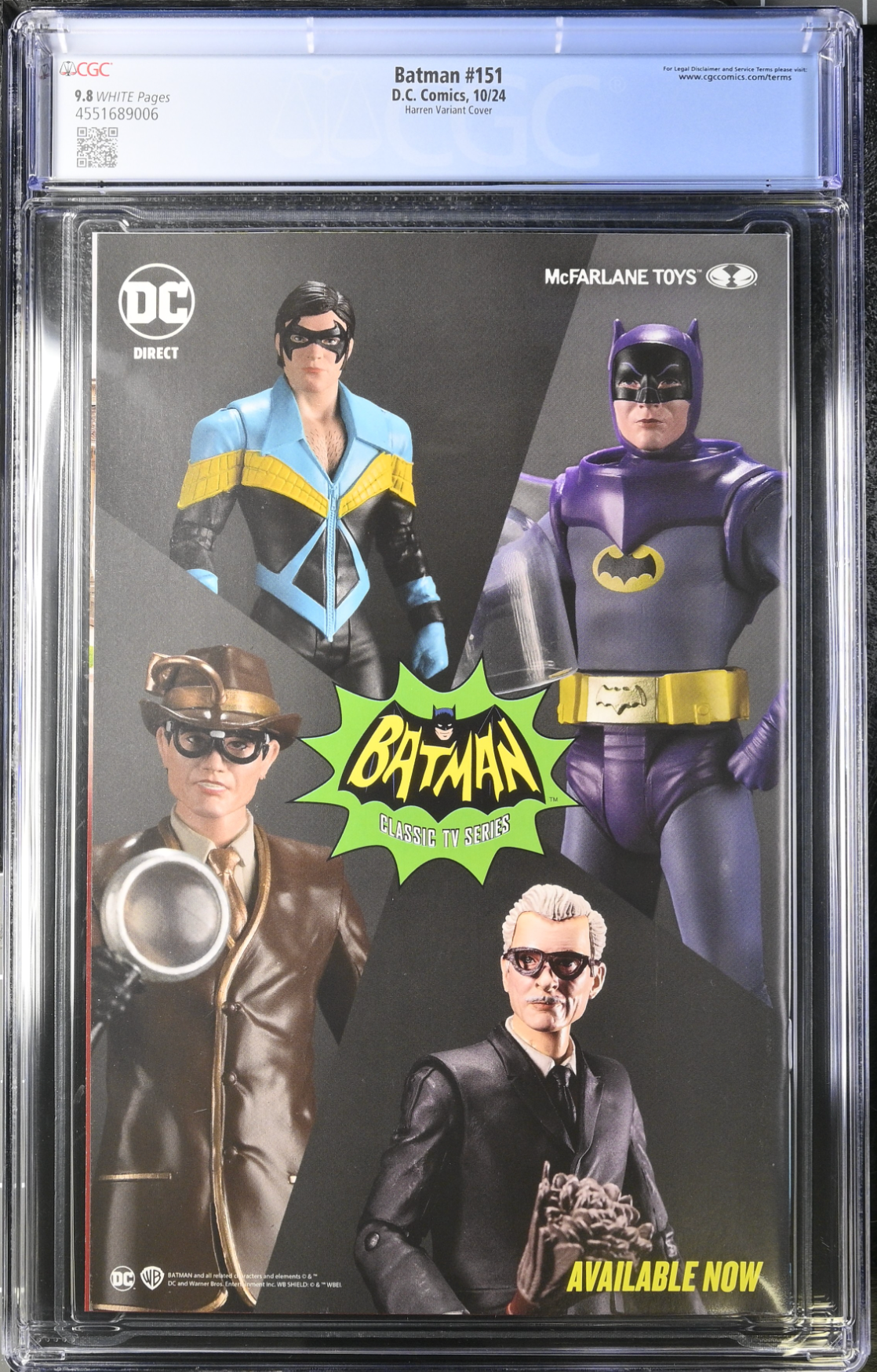 Batman #151 Harren 1:25 Retailer Incentive Variant CGC 9.8