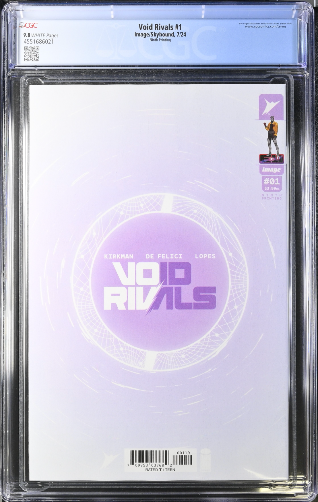 Void Rivals #1 Ninth Printing CGC 9.8
