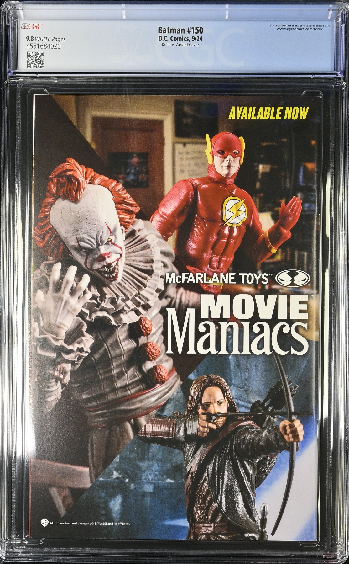 Batman #150 De Iulis Variant CGC 9.8