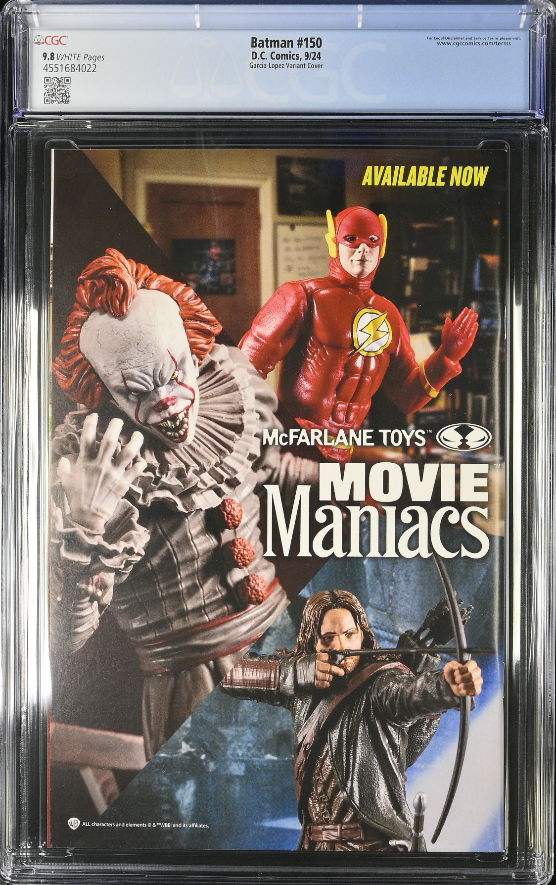 Batman #150 Garcia-Lopez Variant CGC 9.8