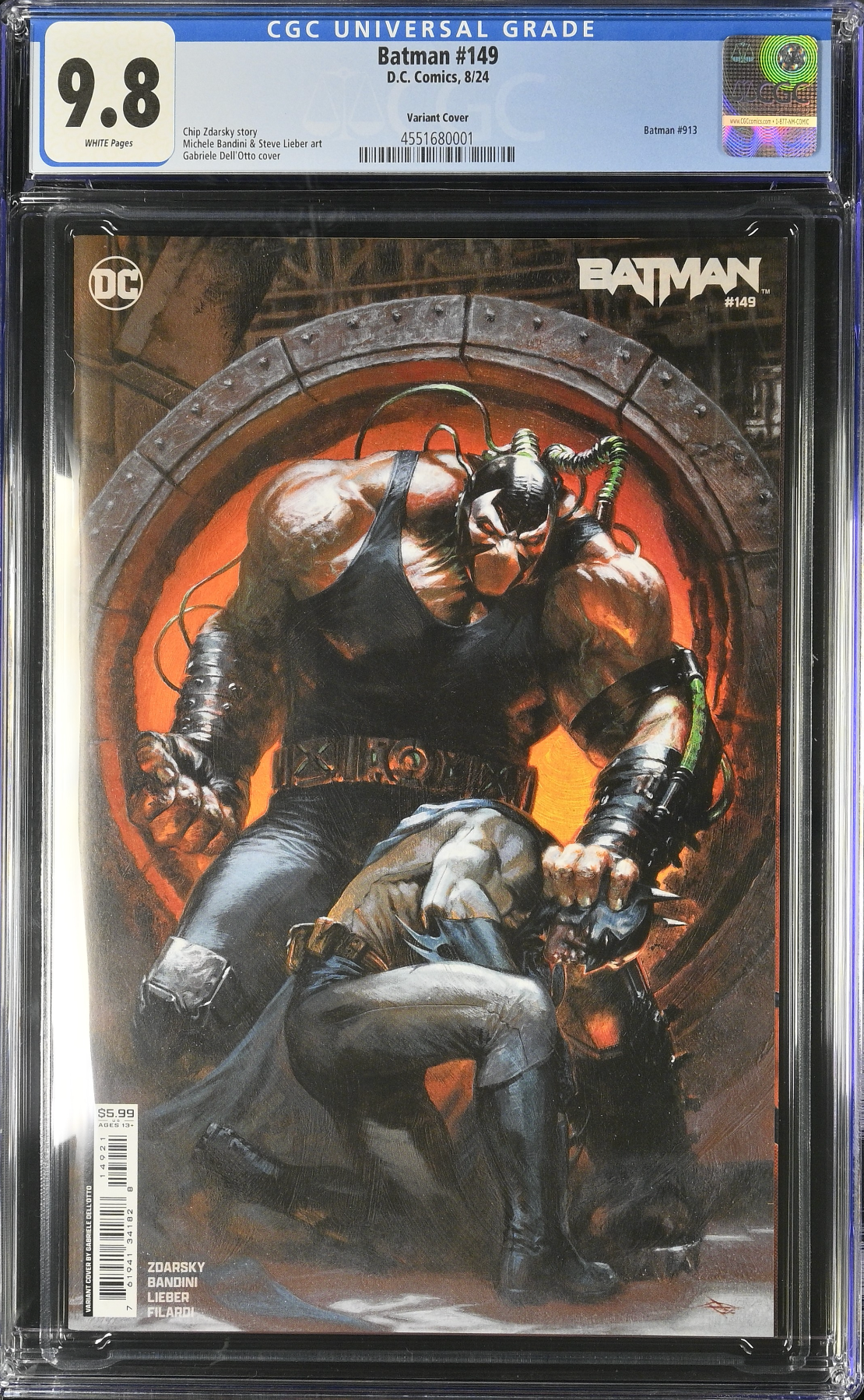 Batman #149 Dell'Otto Variant CGC 9.8