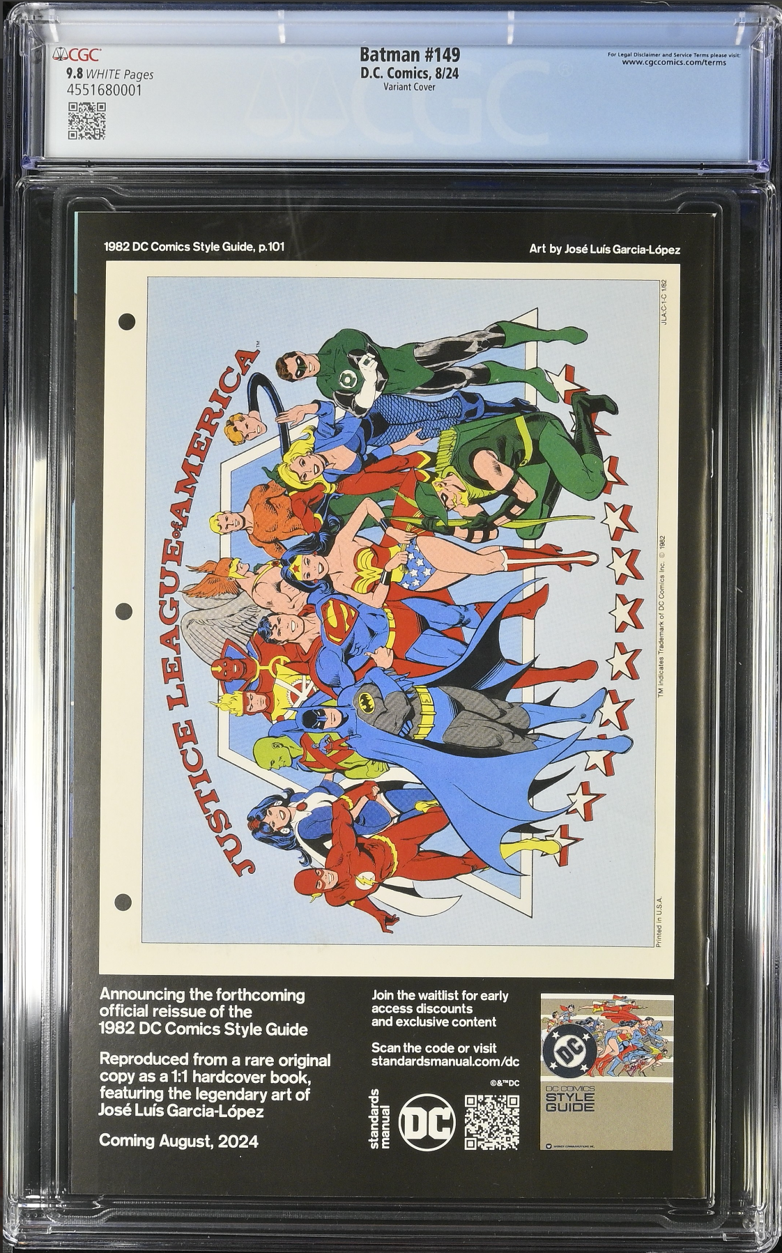 Batman #149 Dell'Otto Variant CGC 9.8