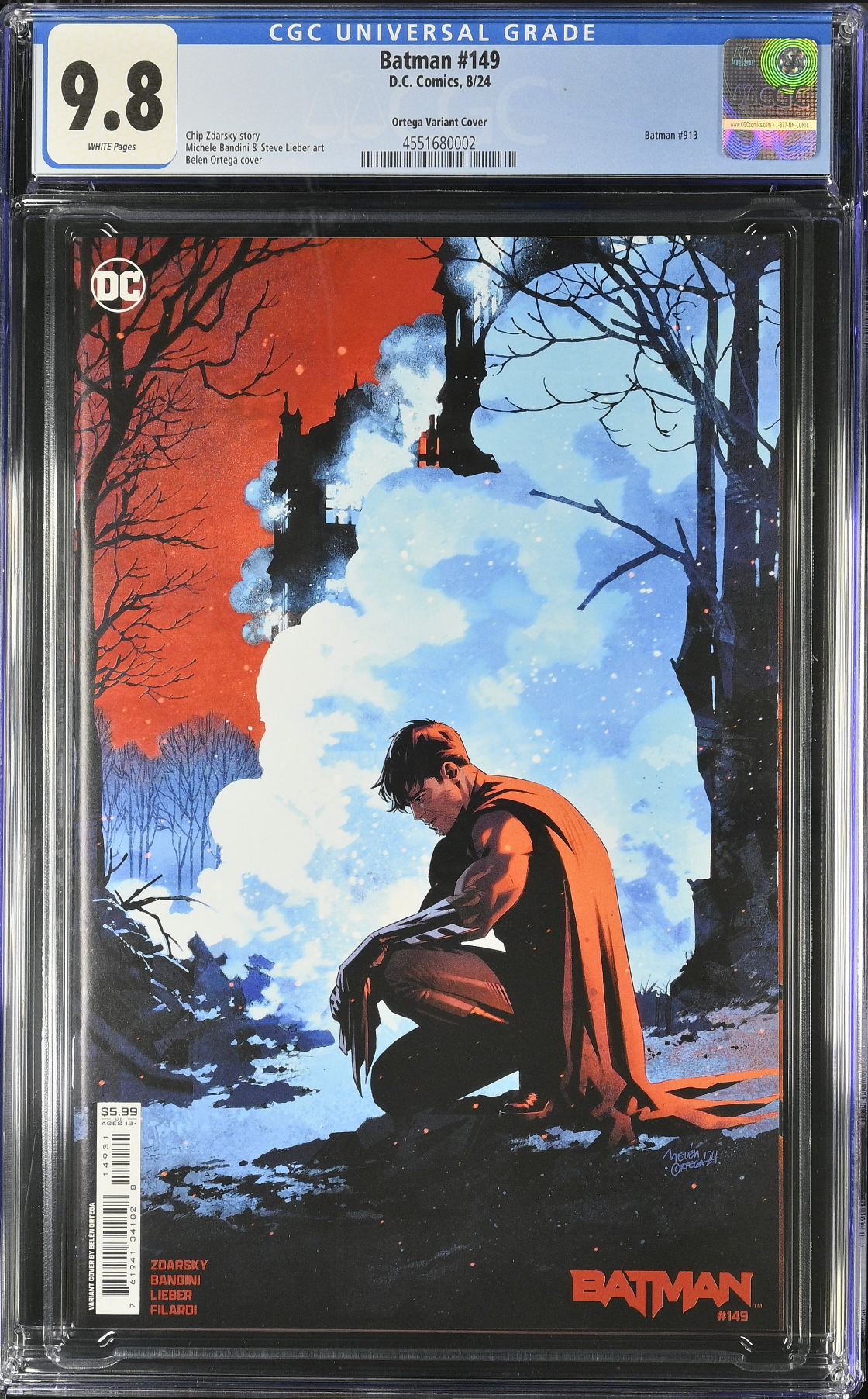 Batman #149 Ortega Variant CGC 9.8