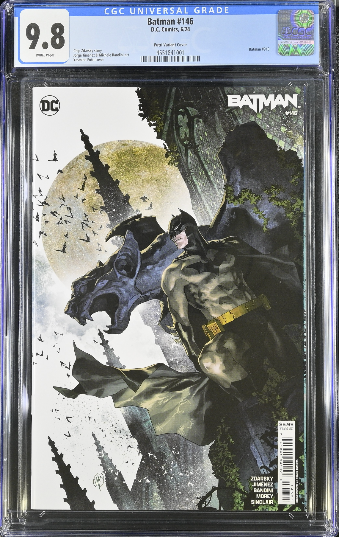 Batman #146 Putri Variant CGC 9.8