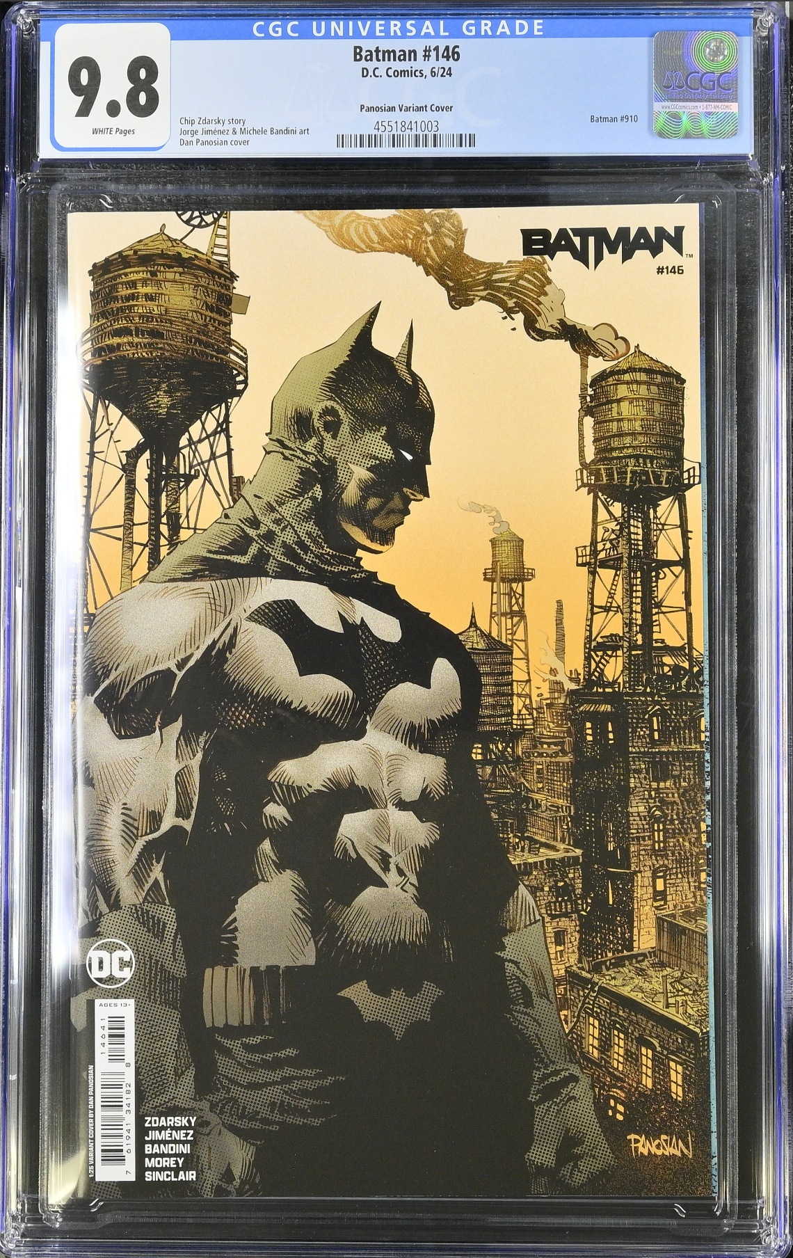 Batman #146 Panosian 1:25 Retailer Incentive Variant CGC 9.8
