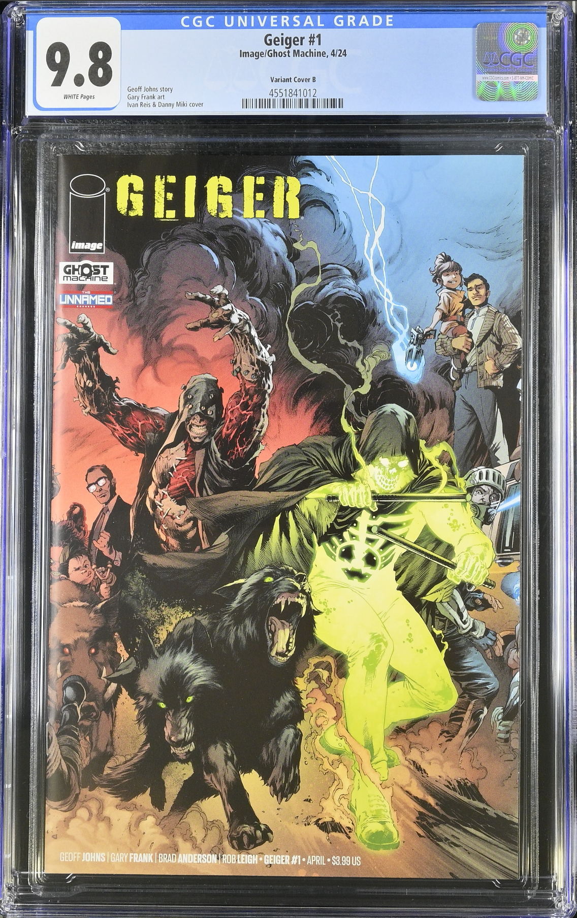 Geiger #1 Reis Variant CGC 9.8