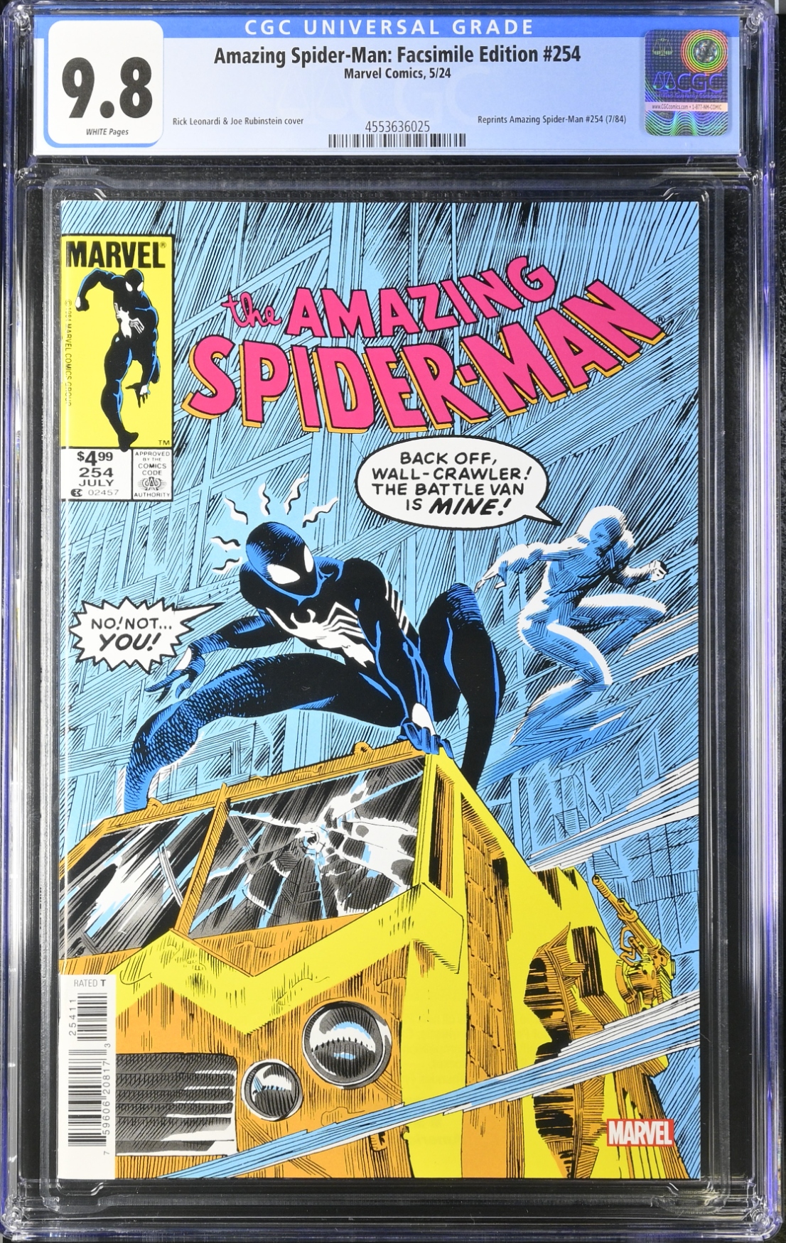 Amazing Spider-Man #254 Facsimile Edition CGC 9.8