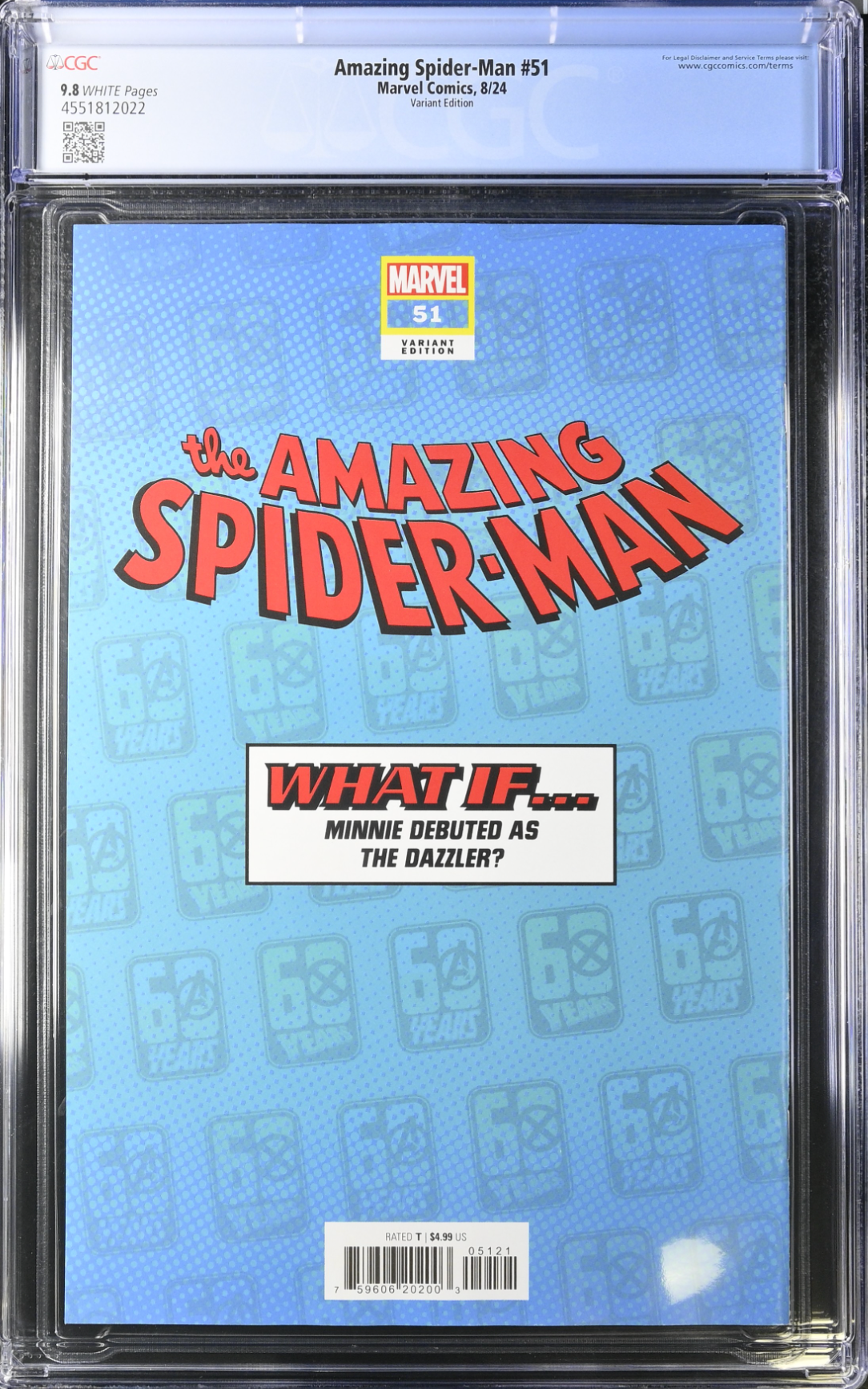 Amazing Spider-Man #51 Disney What if? Variant CGC 9.8