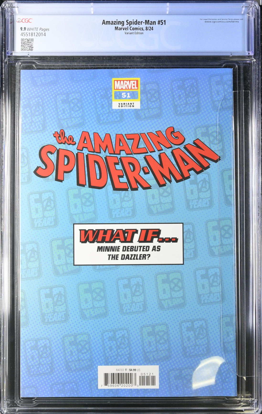 Amazing Spider-Man #51 Disney What if? Variant CGC 9.9