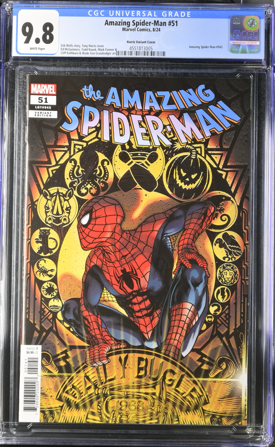 Amazing Spider-Man #51 Harris Variant CGC 9.8