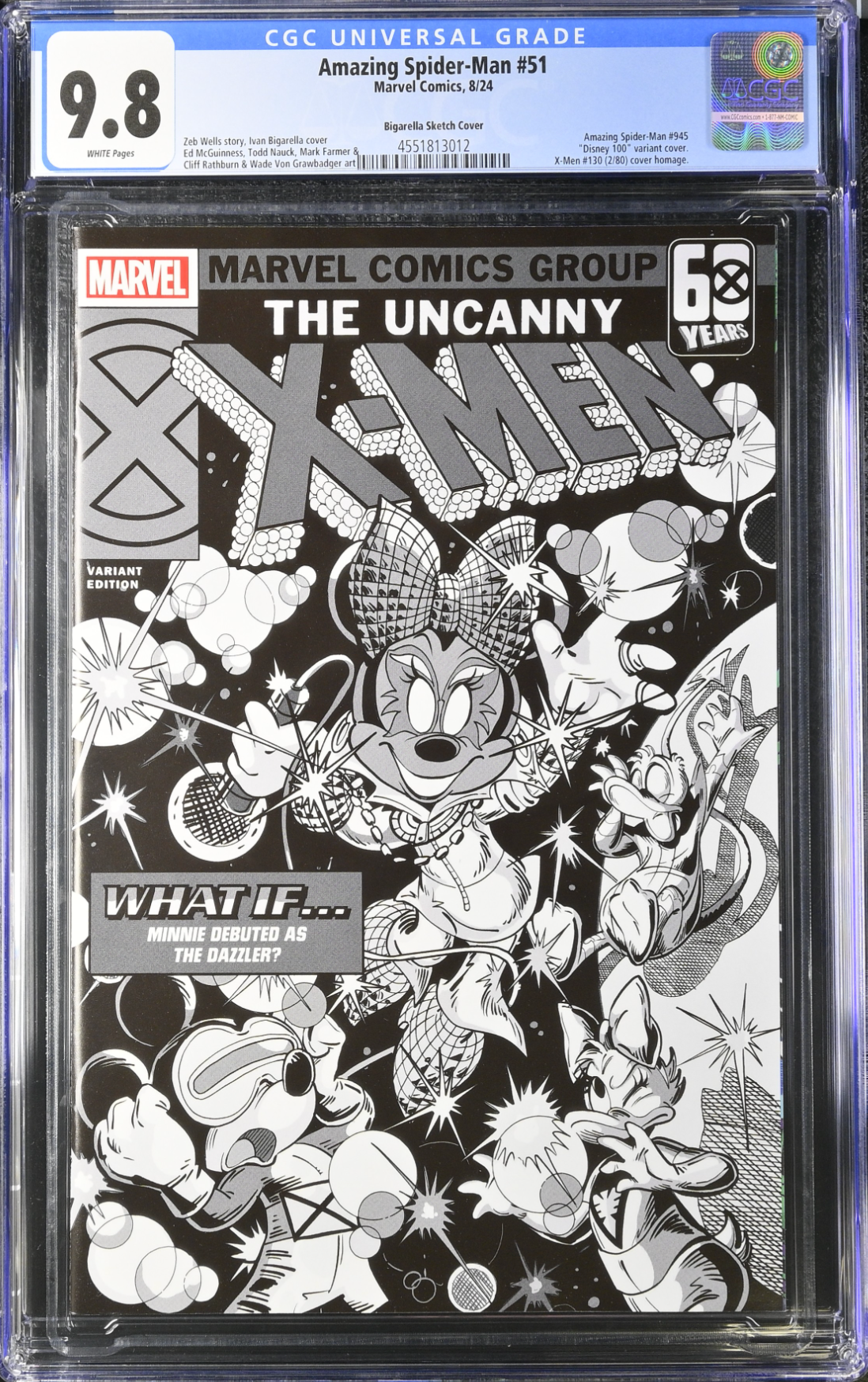 Amazing Spider-Man #51 Disney What if? 1:100 Retailer Incentive Variant CGC 9.8