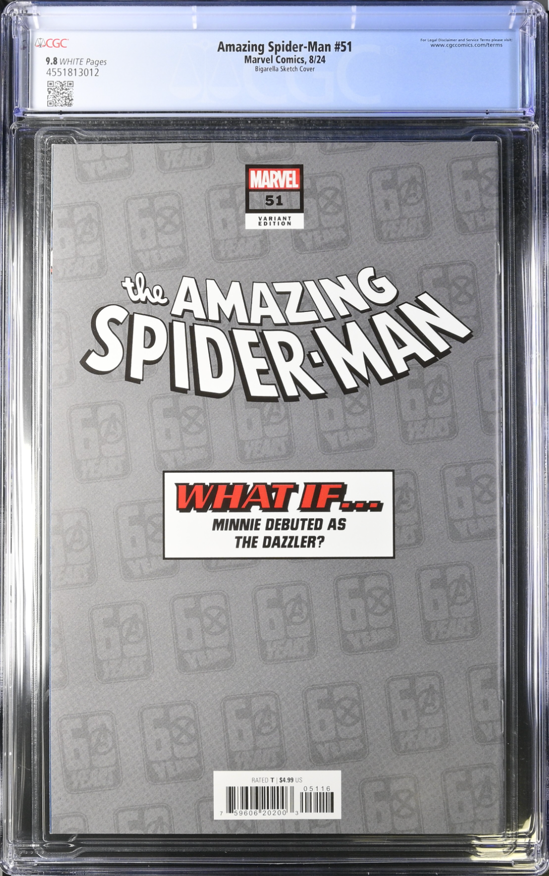 Amazing Spider-Man #51 Disney What if? 1:100 Retailer Incentive Variant CGC 9.8