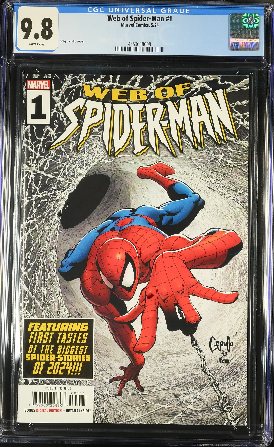 Web of Spider-Man #1 CGC 9.8