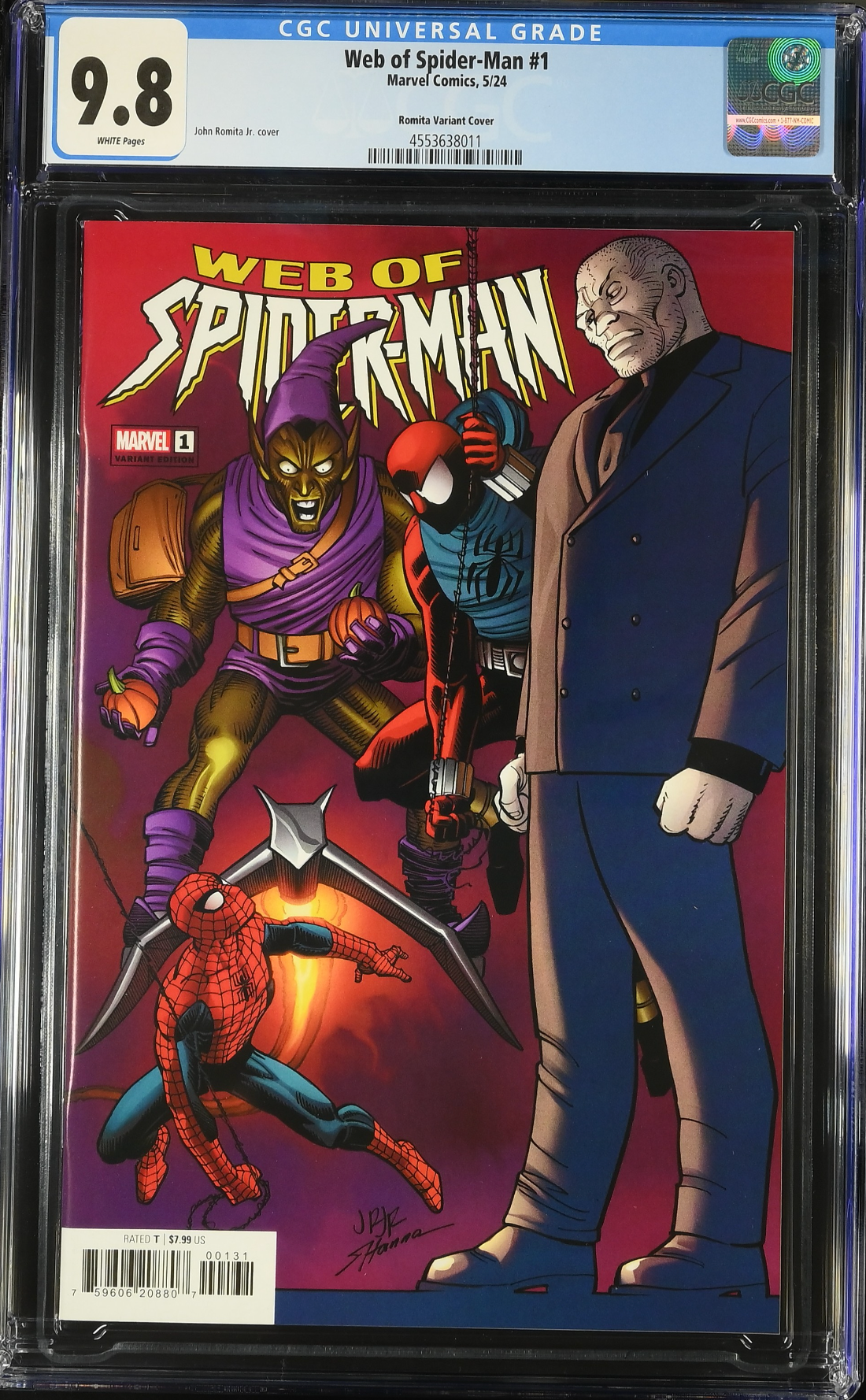 Web of Spider-Man #1 Romita Jr. Variant CGC 9.8