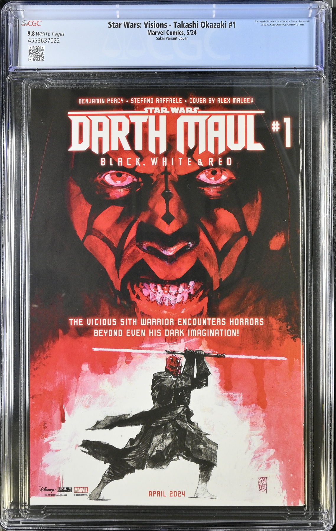 Star Wars: Visions - Takashi Okazaki #1 Sakai Variant CGC 9.8