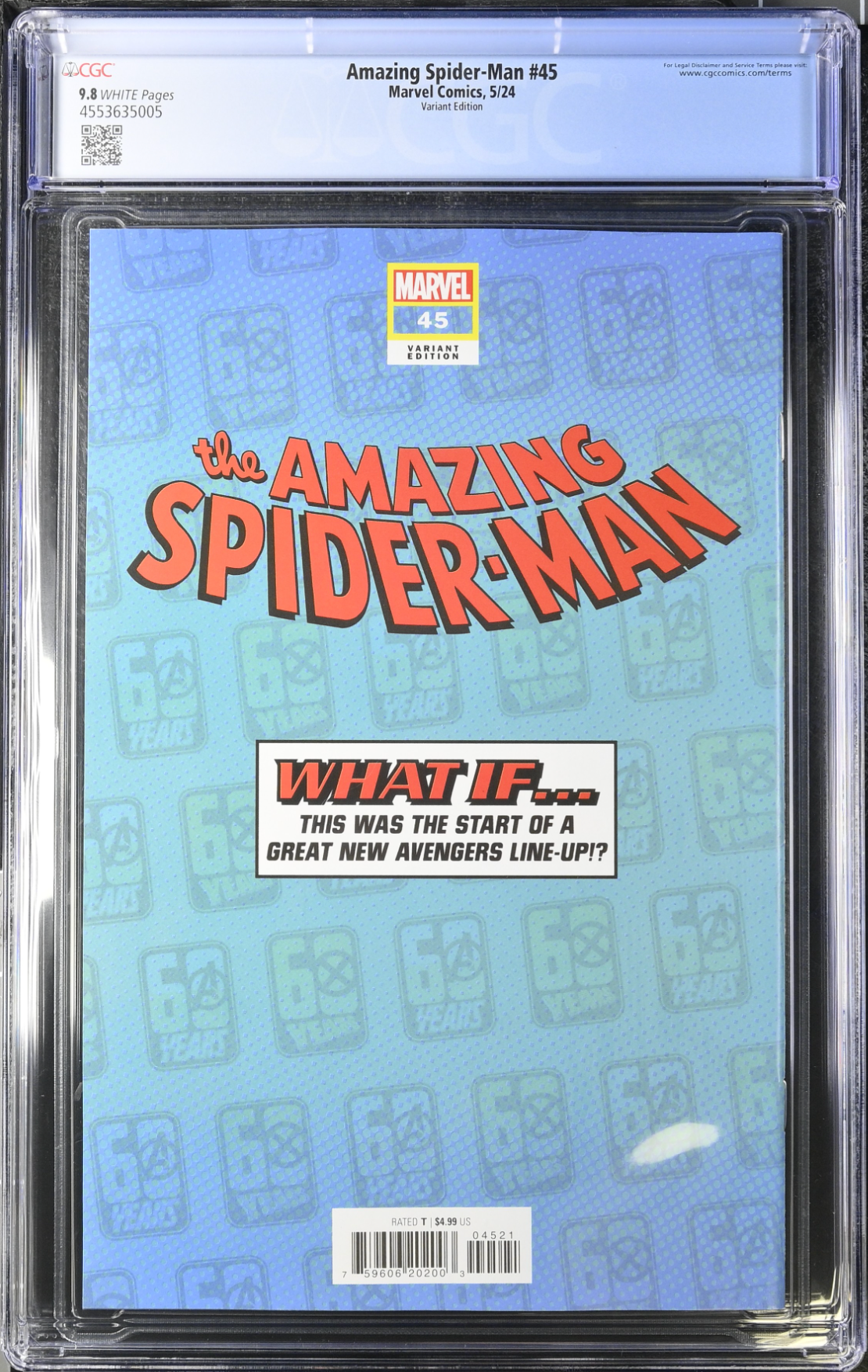 Amazing Spider-Man #45 Disney What if? Variant CGC 9.8