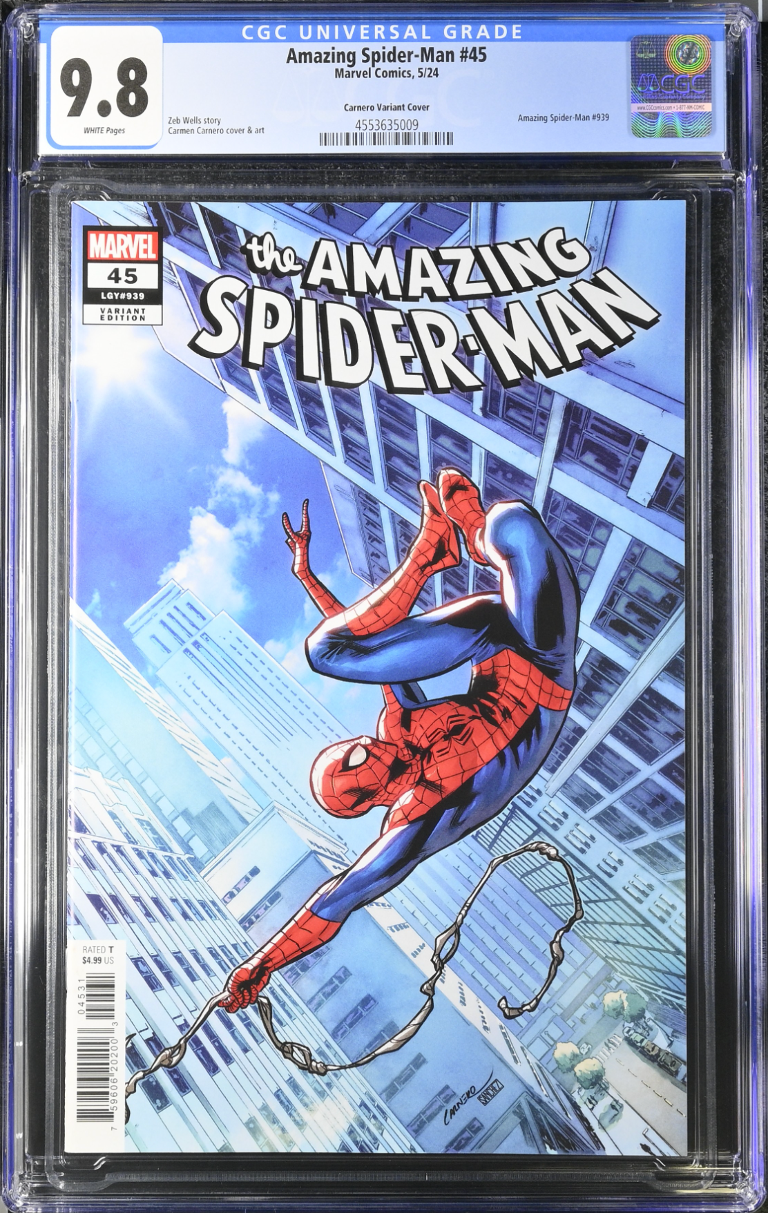 Amazing Spider-Man #45 Carnero Variant CGC 9.8