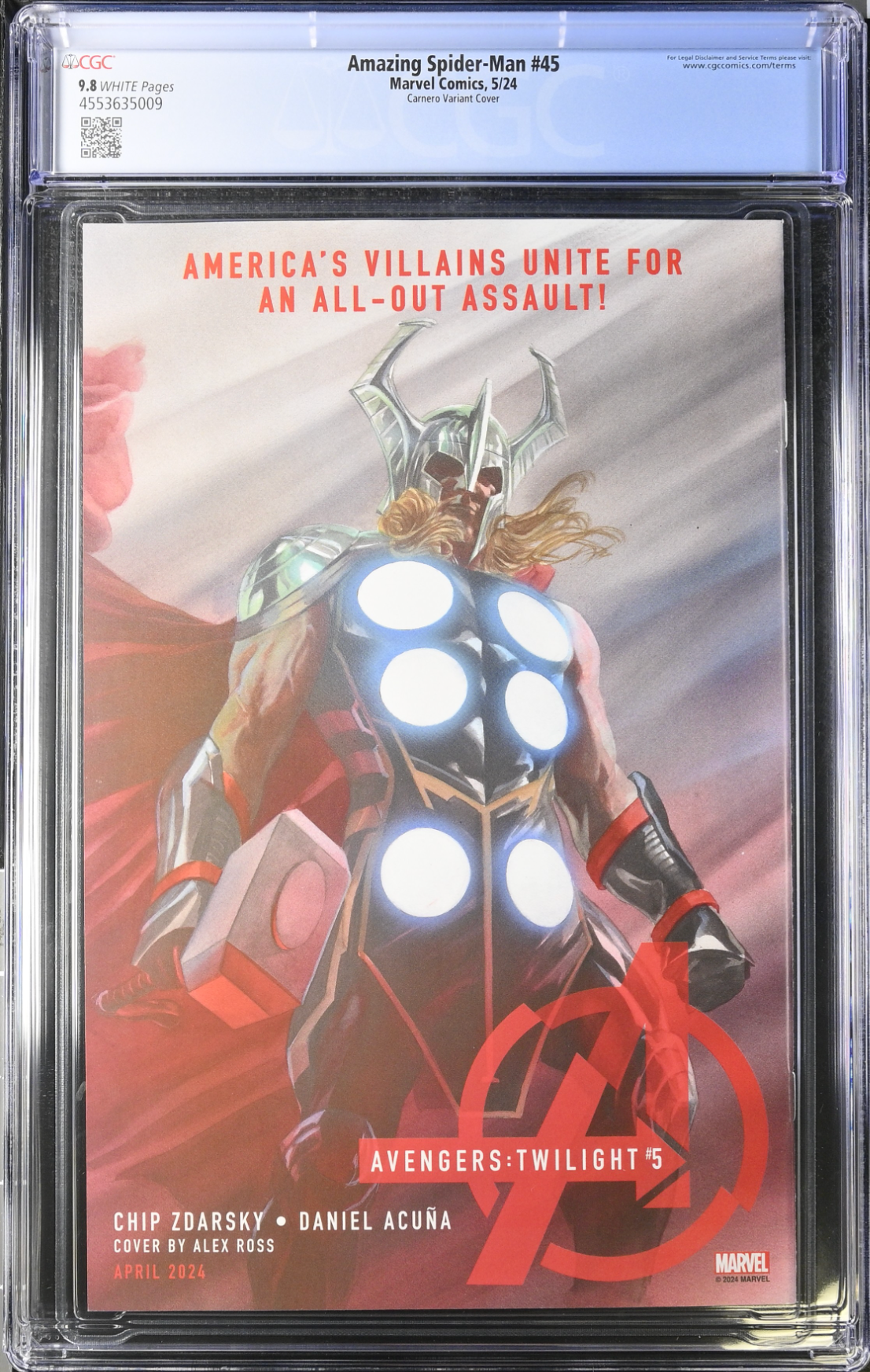 Amazing Spider-Man #45 Carnero Variant CGC 9.8