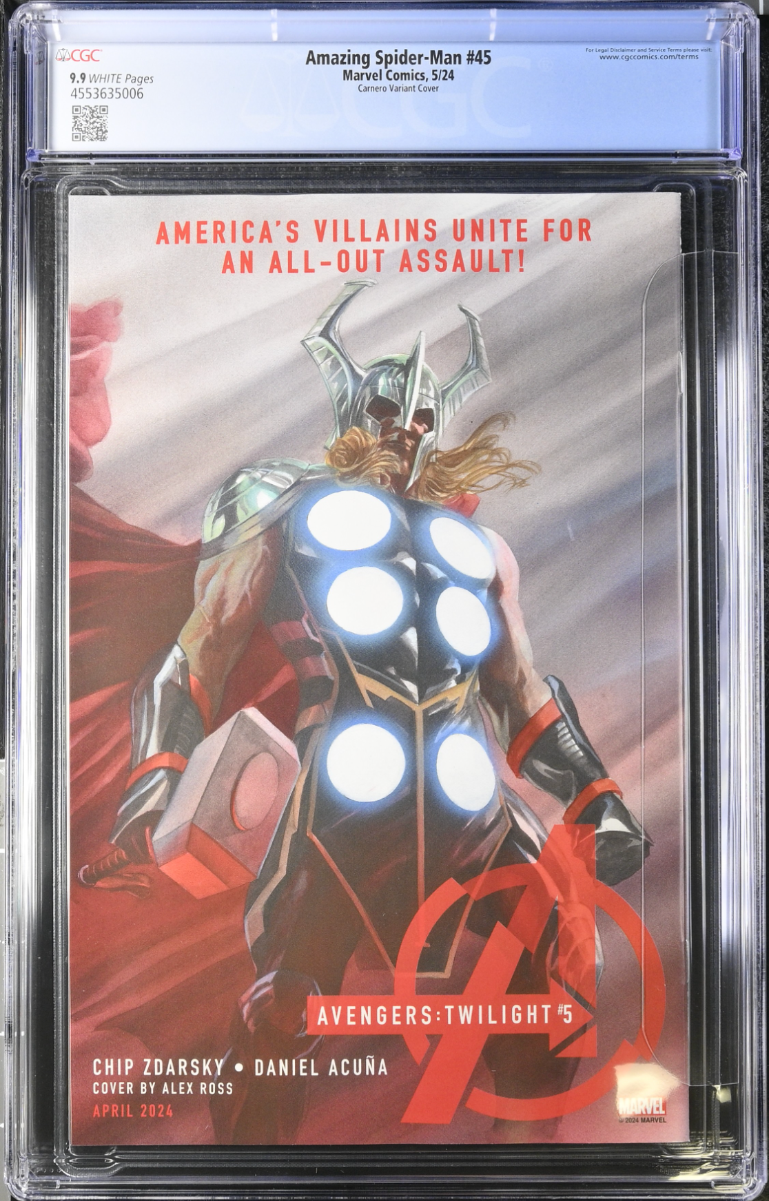 Amazing Spider-Man #45 Carnero Variant CGC 9.9