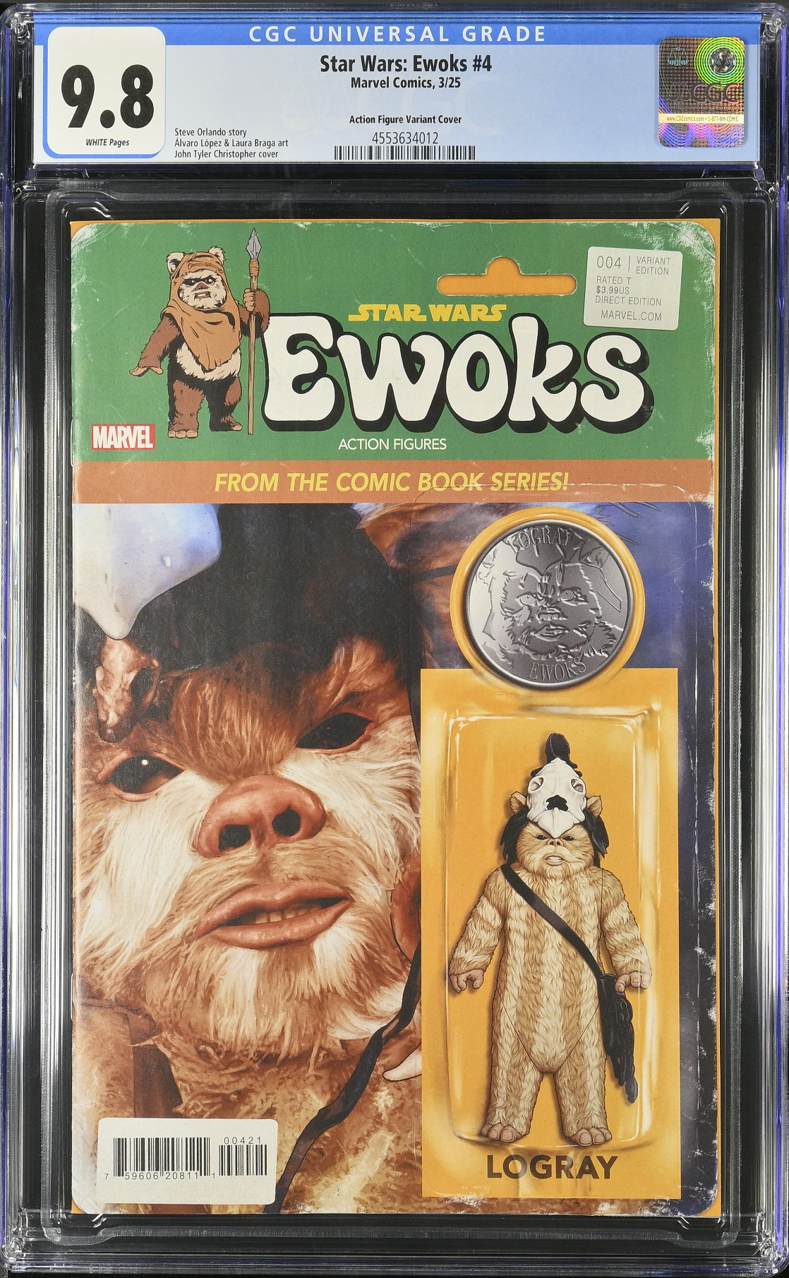 Star Wars: Ewoks #4 Action Figure Variant CGC 9.8