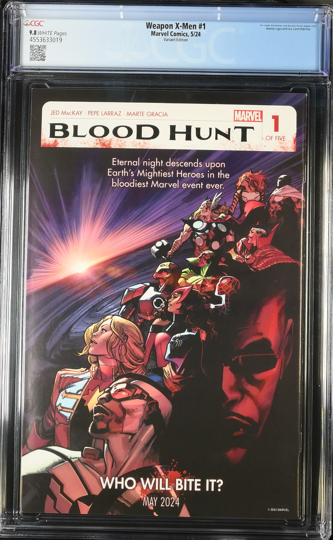 Weapon X-Men #1 Meyers Variant CGC 9.8