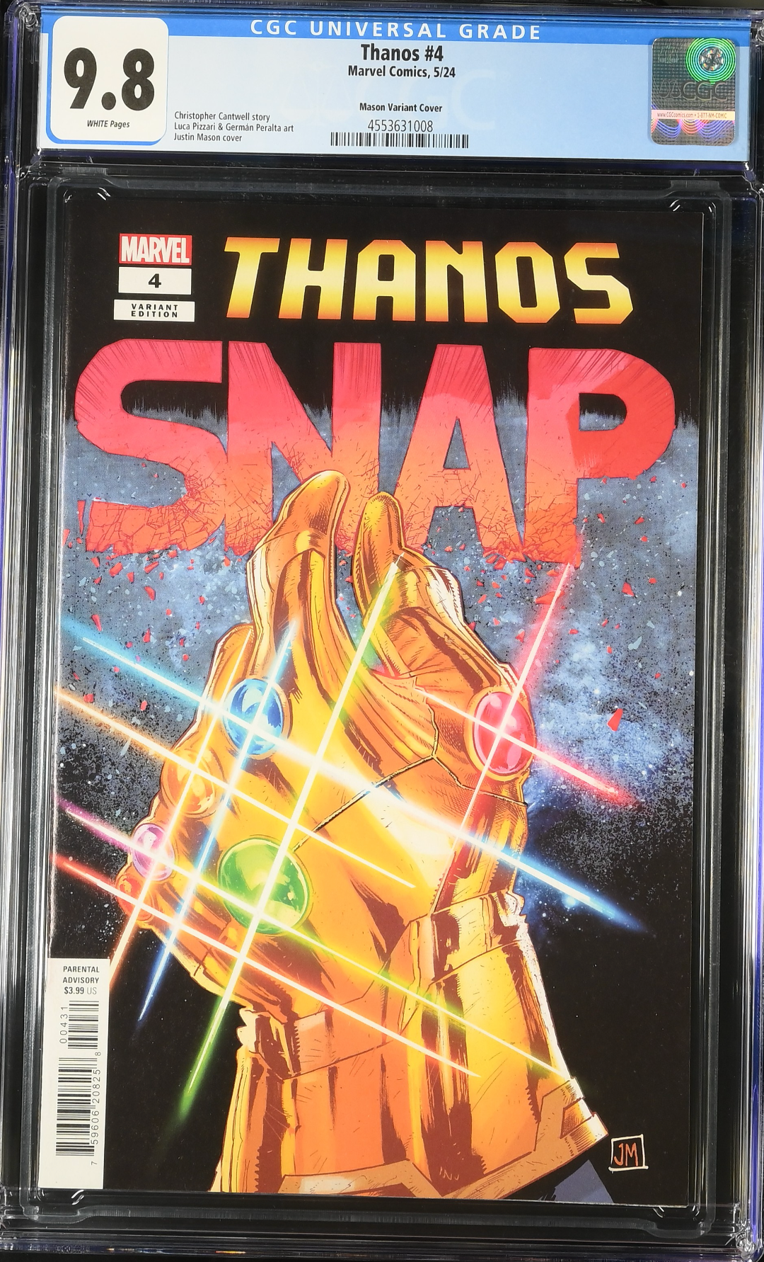 Thanos #4 Mason Variant CGC 9.8