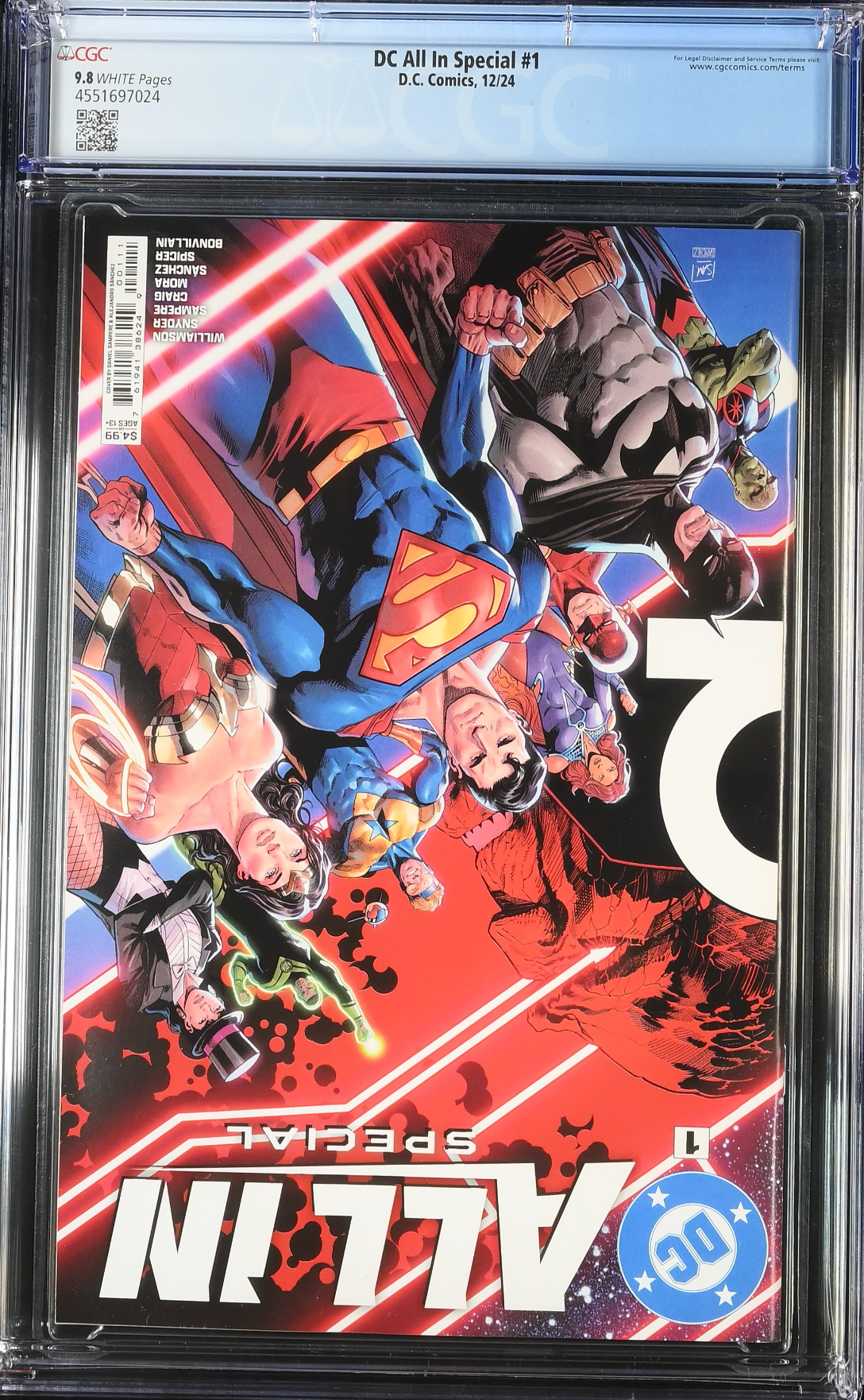 DC All In Special #1 CGC 9.8