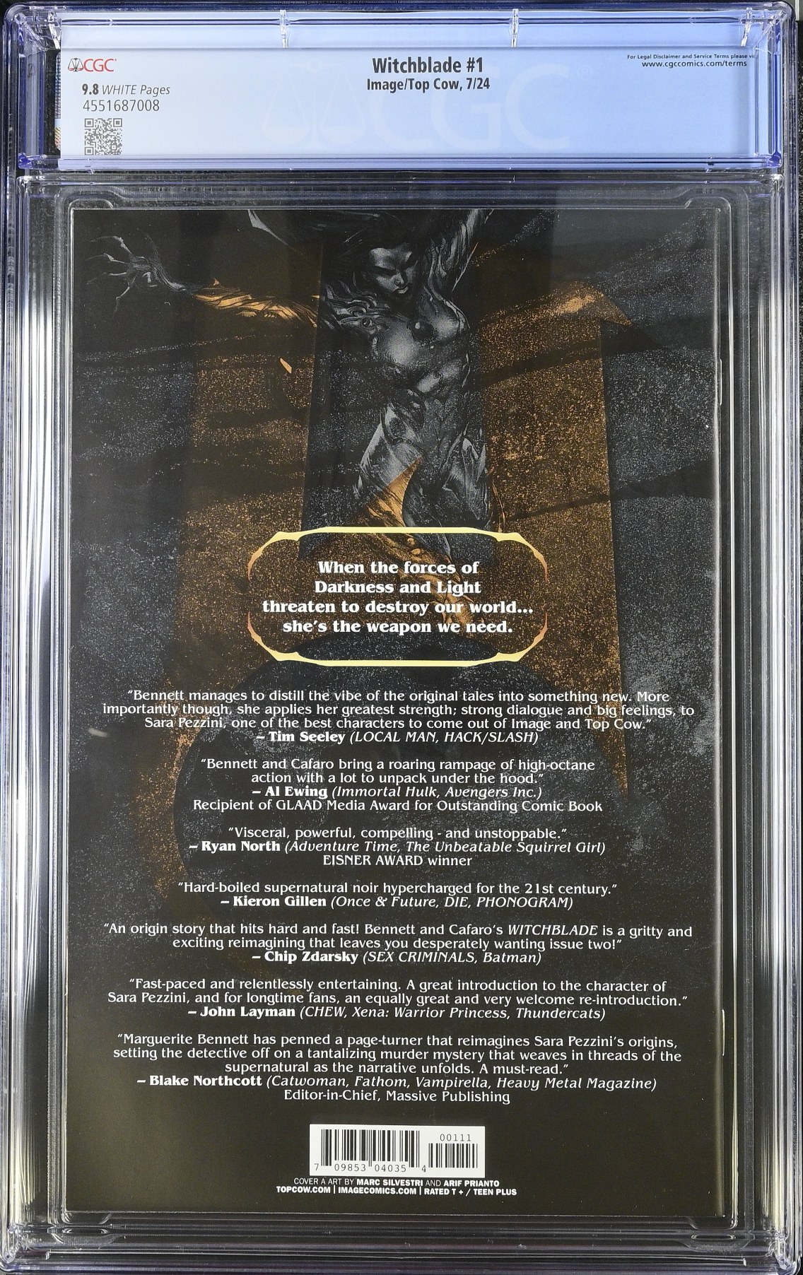 Witchblade #1 CGC 9.8