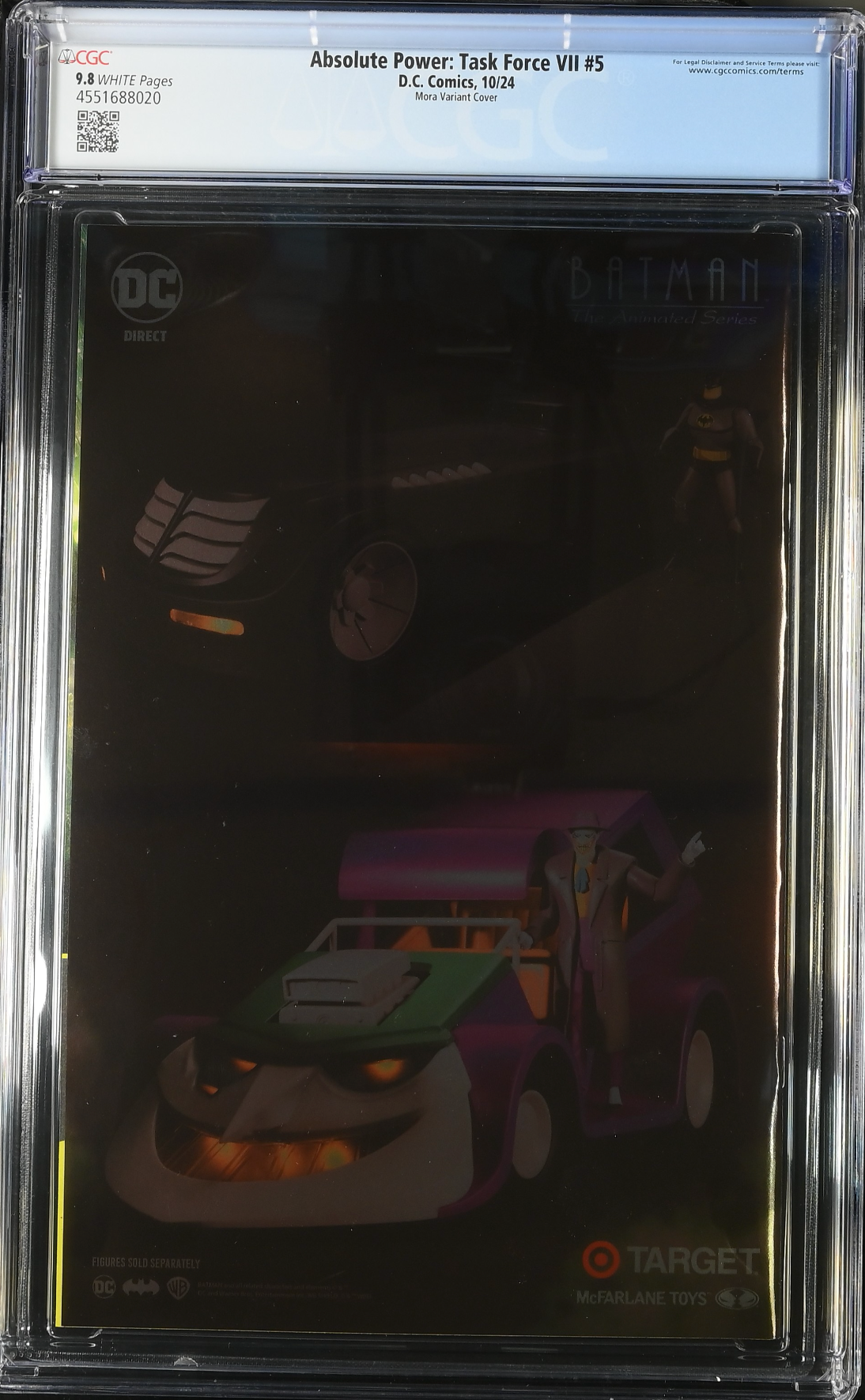 Absolute Power: Task Force VII #5 Mora Foil Variant CGC 9.8