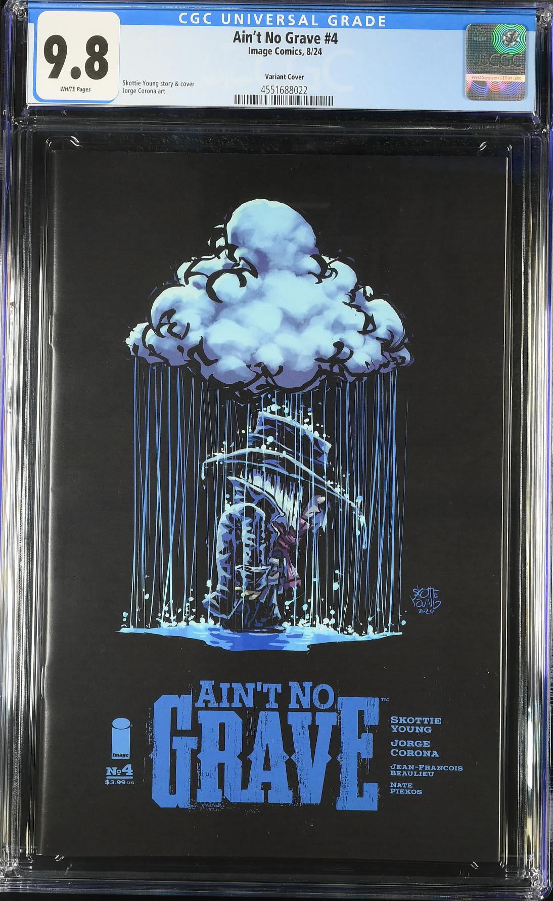 Ain't No Grave #4 Young 1:25 Retailer Incentive CGC 9.8