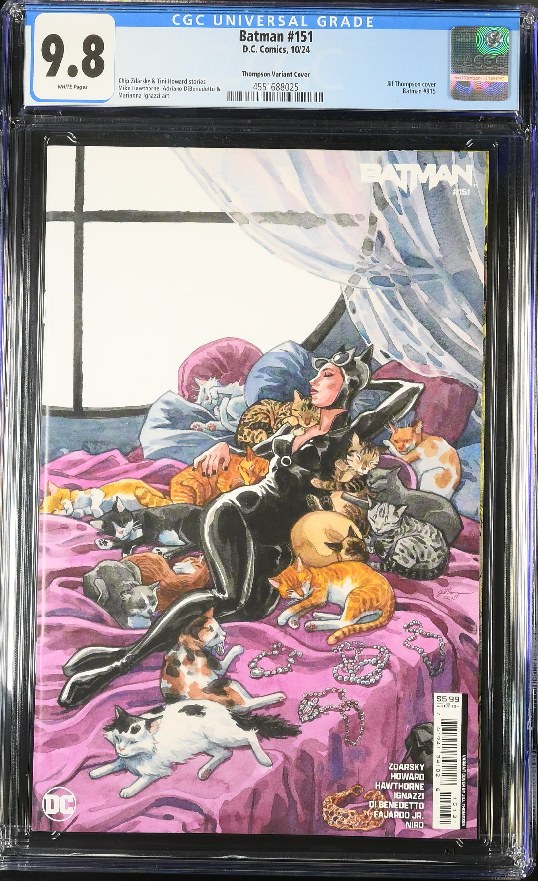 Batman #151 Thompson Variant CGC 9.8