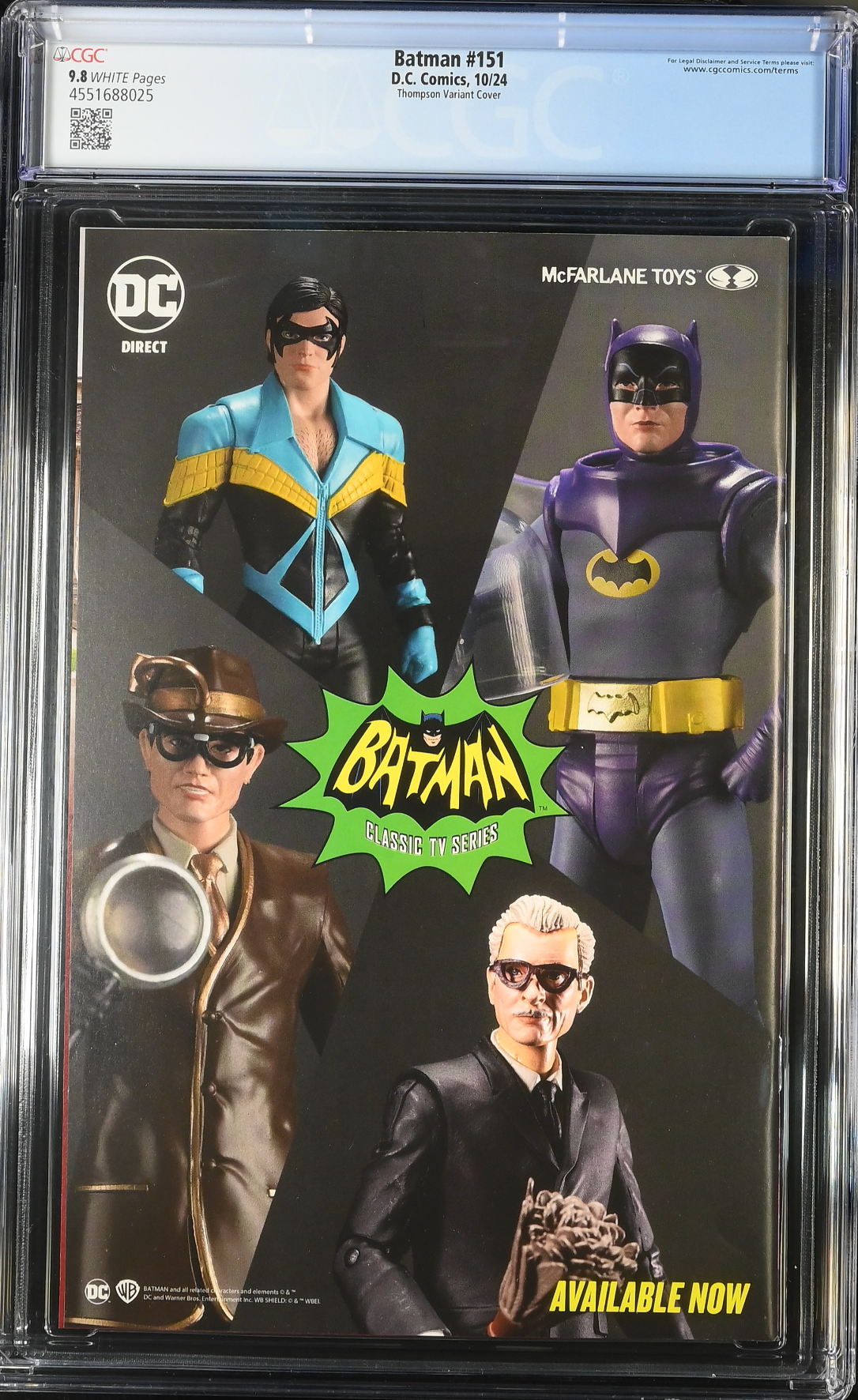 Batman #151 Thompson Variant CGC 9.8
