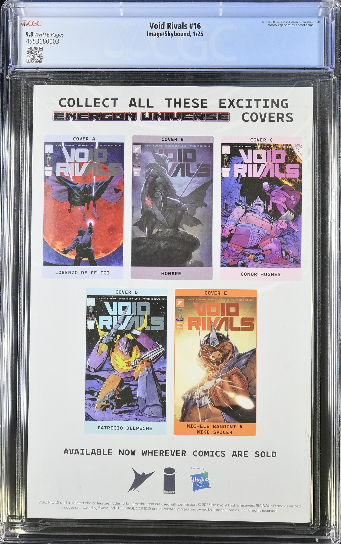 Void Rivals #16 CGC 9.8