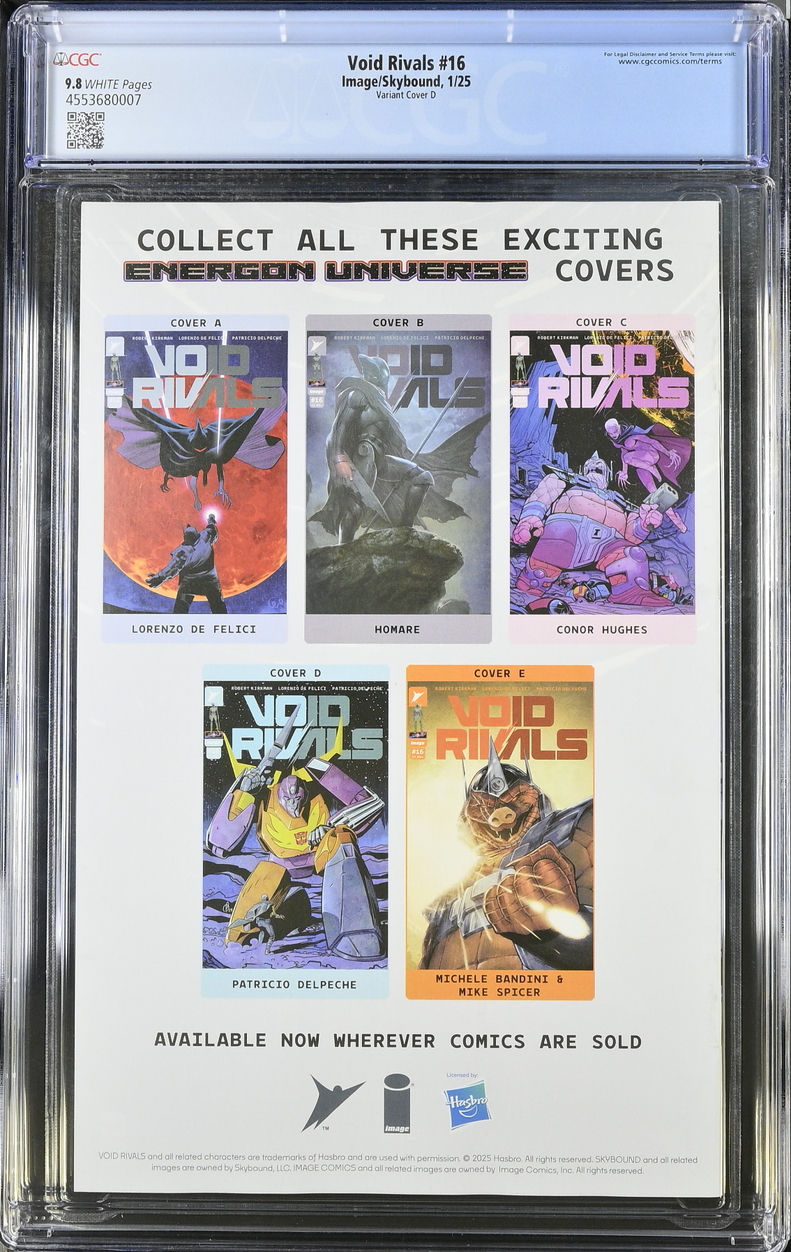 Void Rivals #16 Delpeche 1:25 Retailer Incentive Variant CGC 9.8