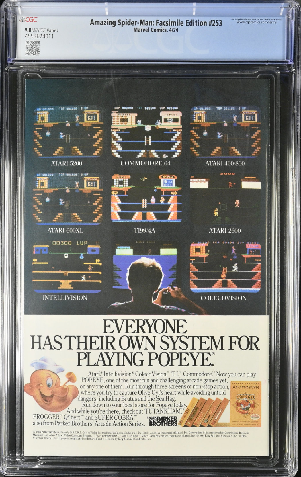 Amazing Spider-Man #253 Facsimile Edition CGC 9.8