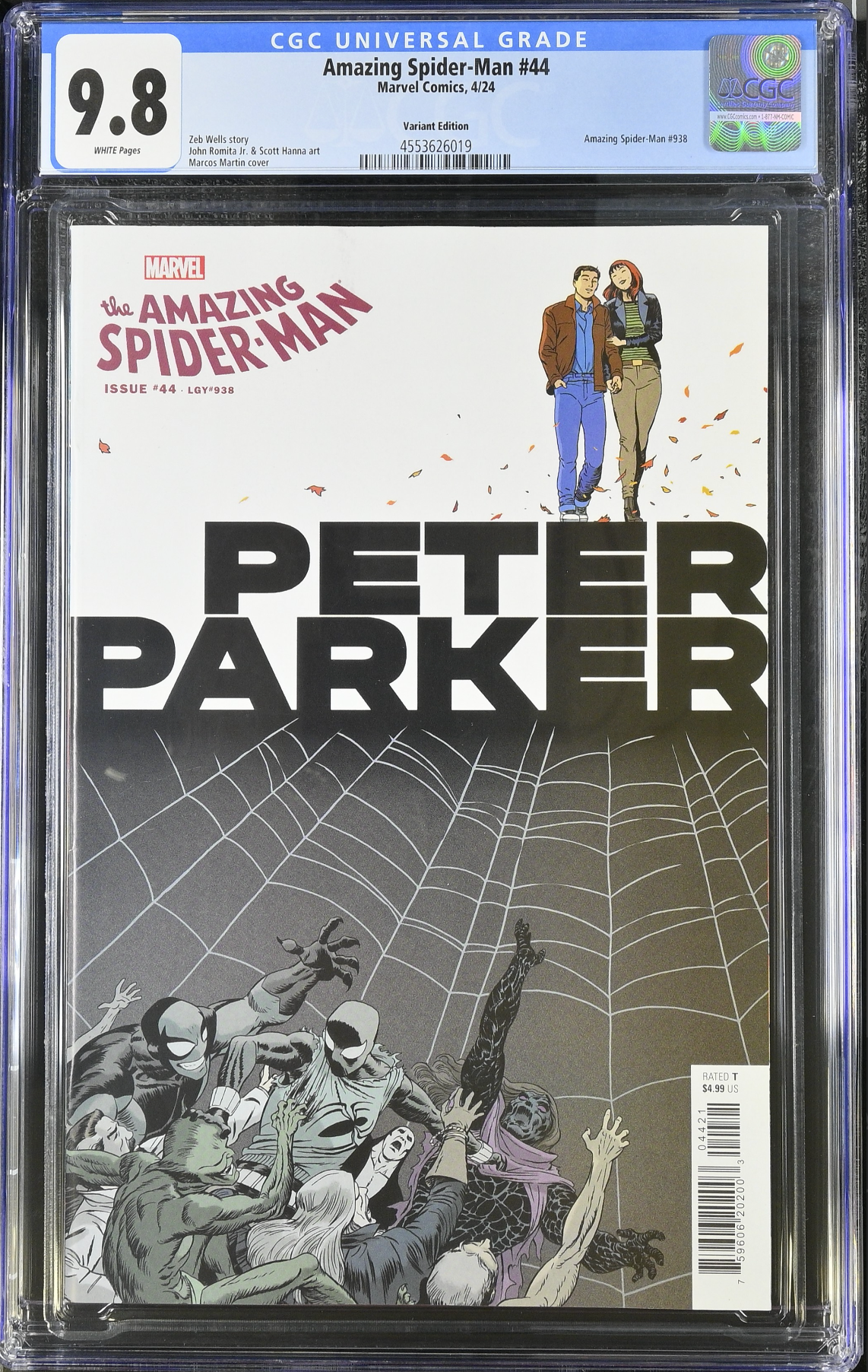 Amazing Spider-Man #44 Martin Peter Parkerverse Variant CGC 9.8