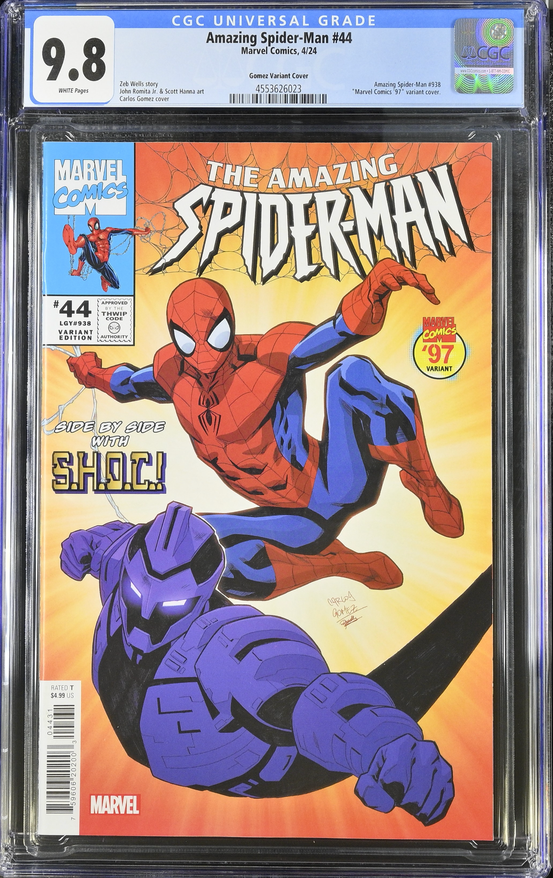 Amazing Spider-Man #44 Gomez Variant CGC 9.8
