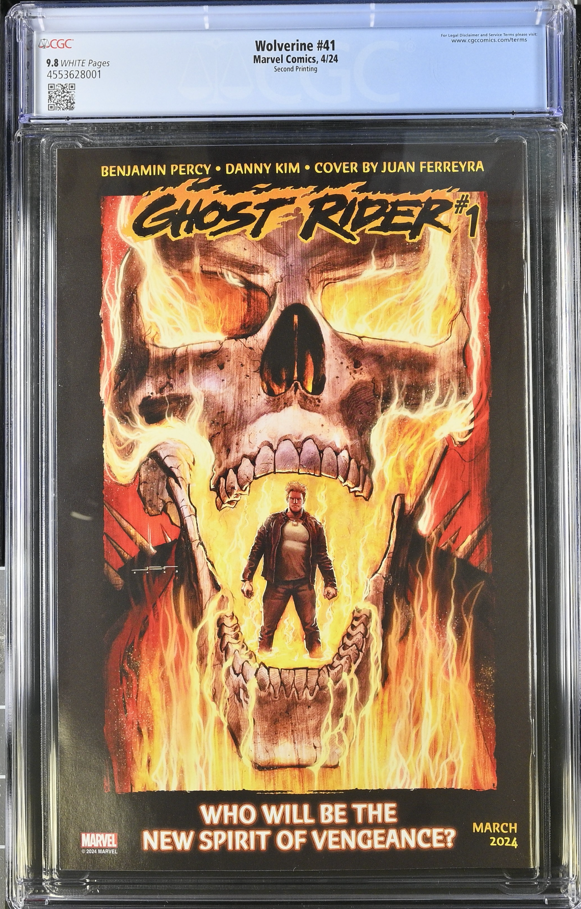 Wolverine #41 Second Printing CGC 9.8