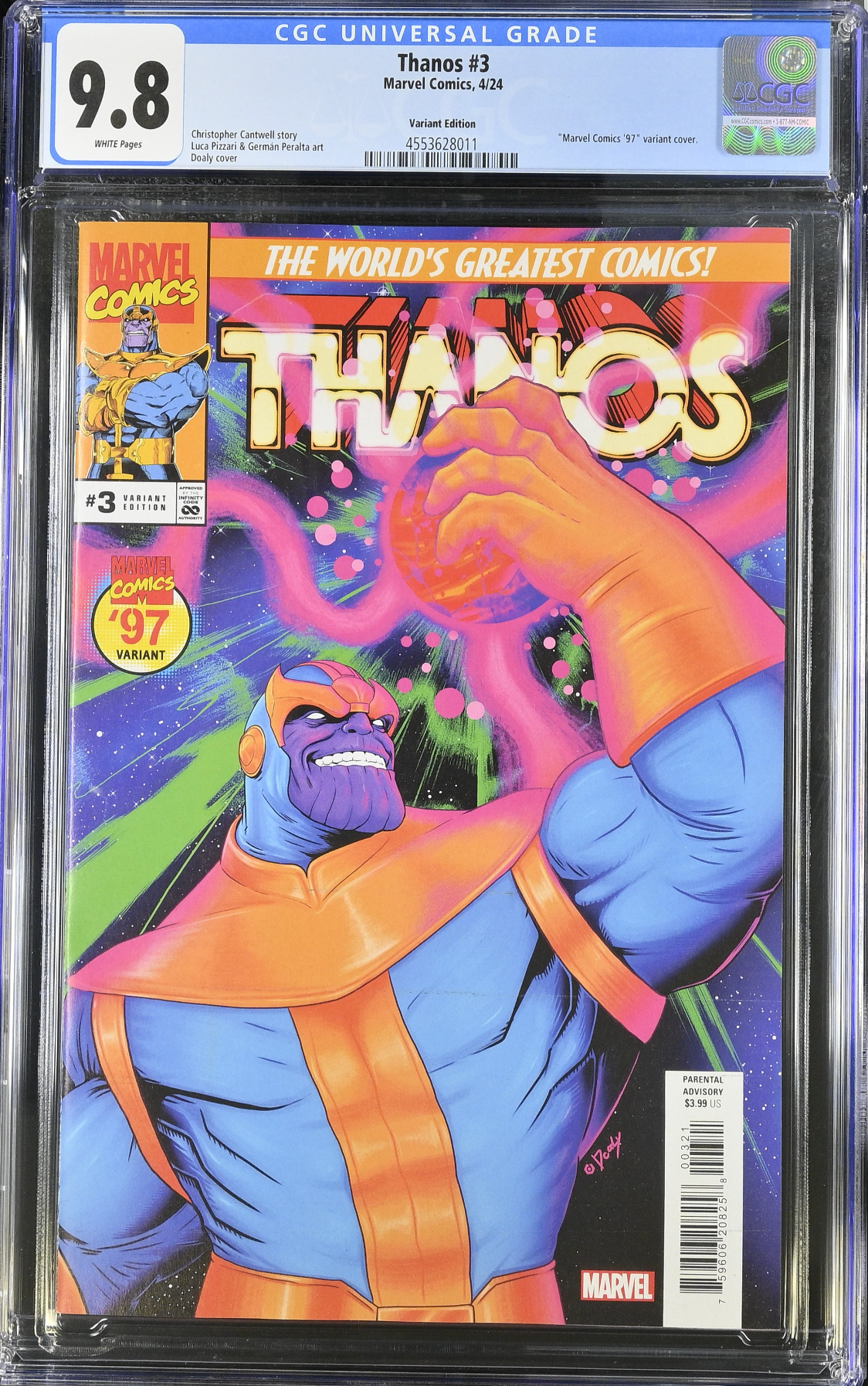 Thanos #3 Doaly Variant CGC 9.8